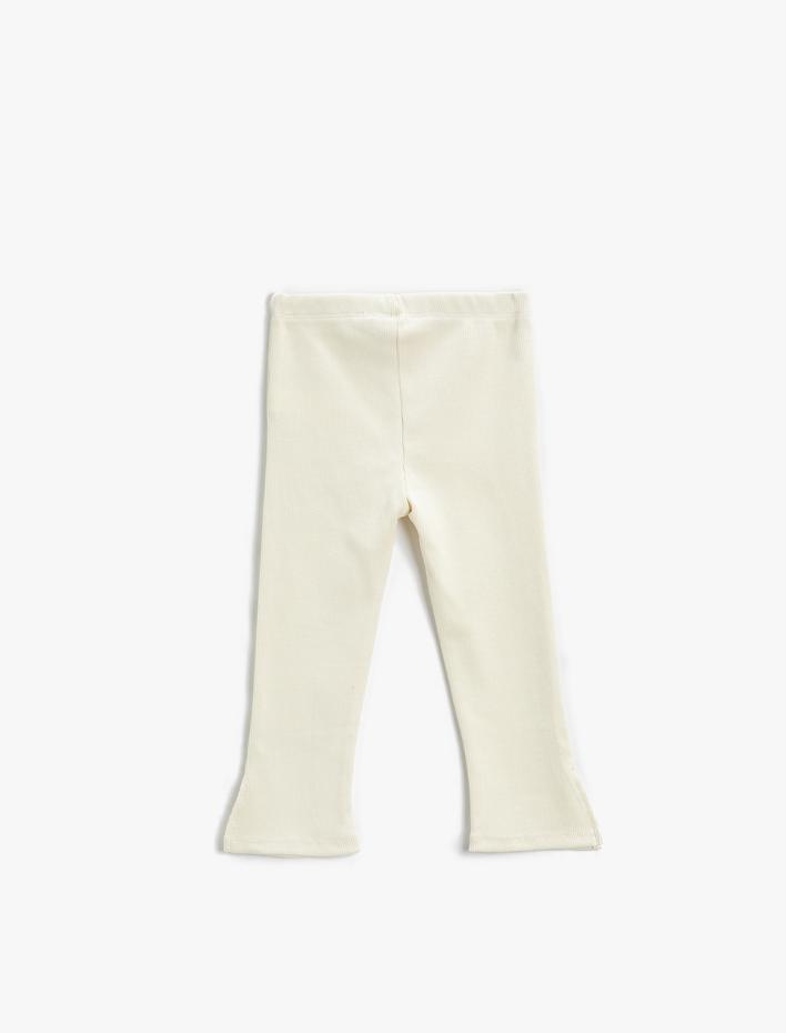 Kız Bebek Basic Ribanalı Tayt Cepli