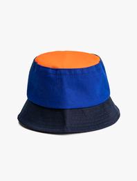 Renk Bloklu Bucket Şapka
