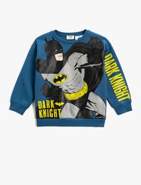 Batman Sweatshirt Baskılı Lisanslı