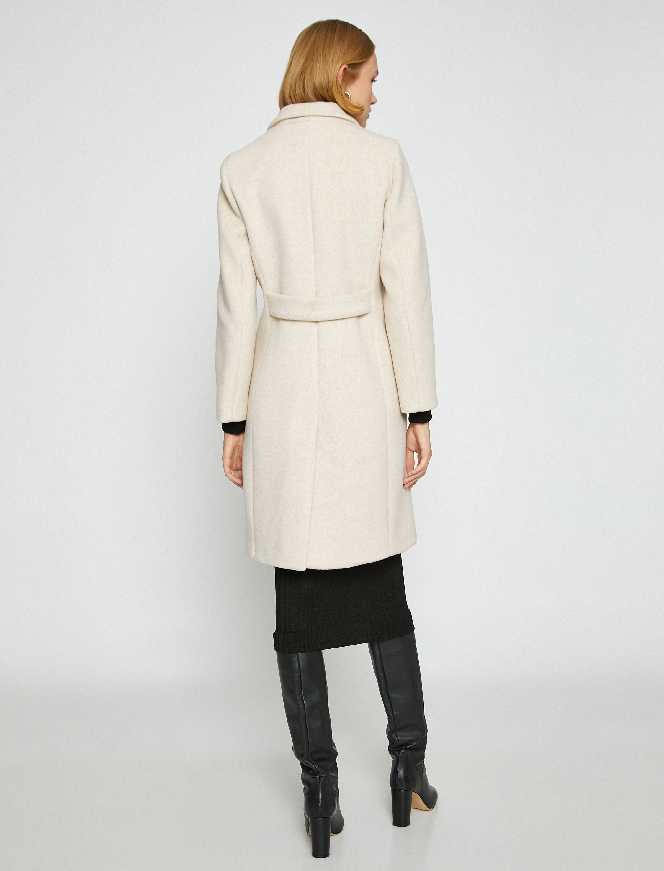   Kruvaze Midi Kaban Cepli