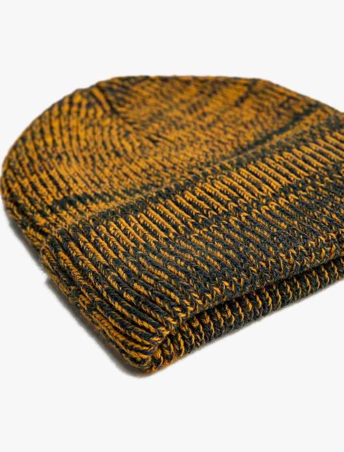 Erkek Kırçıllı Katlamalı Bere