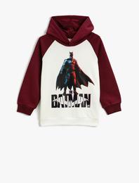 Batman Kapüşonlu Sweatshirt Baskılı Lisanslı
