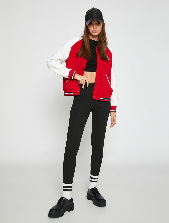  Yüksek Bel Basic Tayt