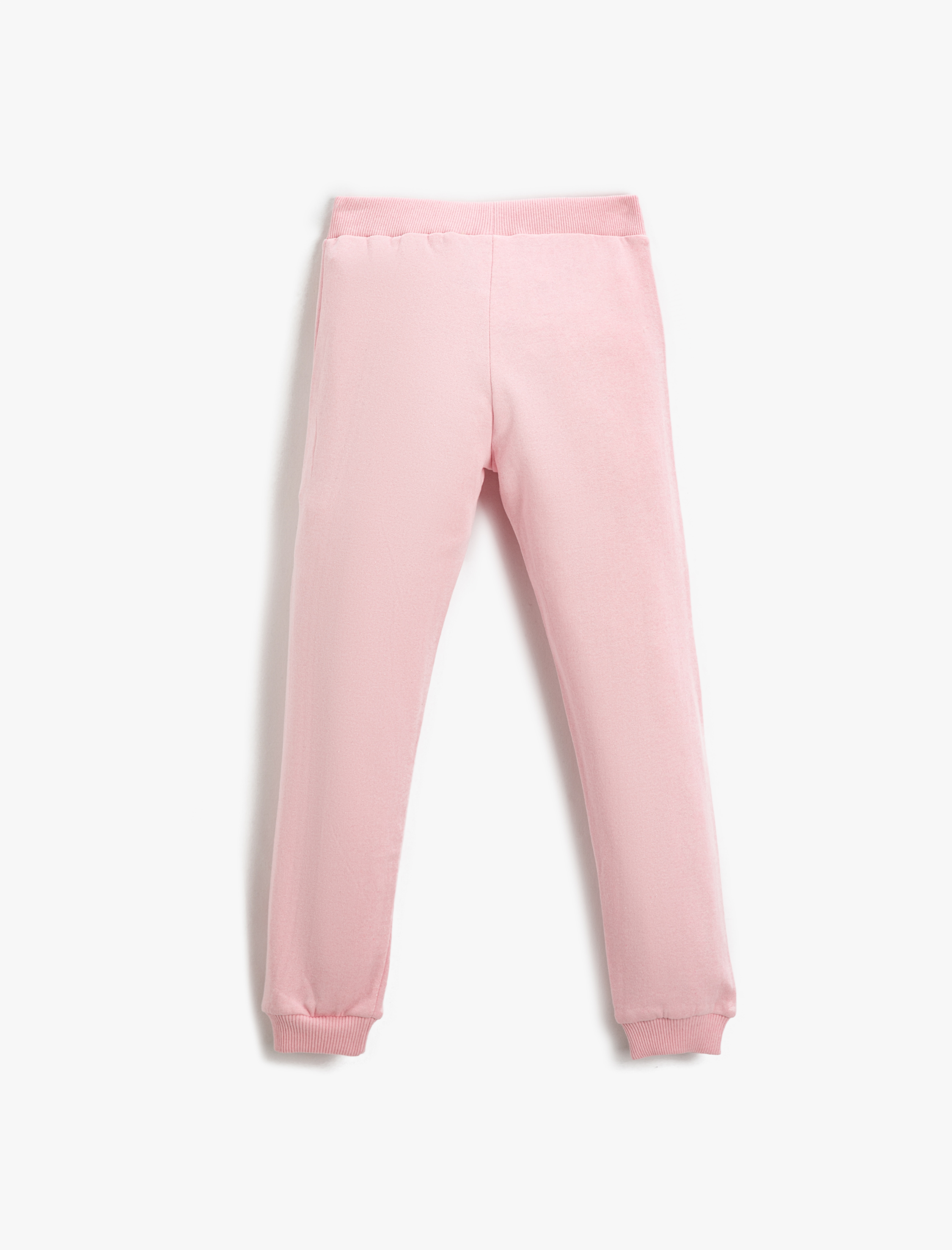  Kız Çocuk Baskı Detaylı Jogger Eşofman Altı