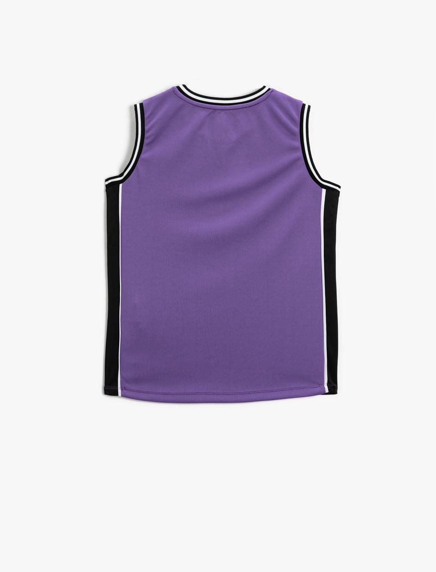  Erkek Çocuk Baskılı Basketbol Atlet