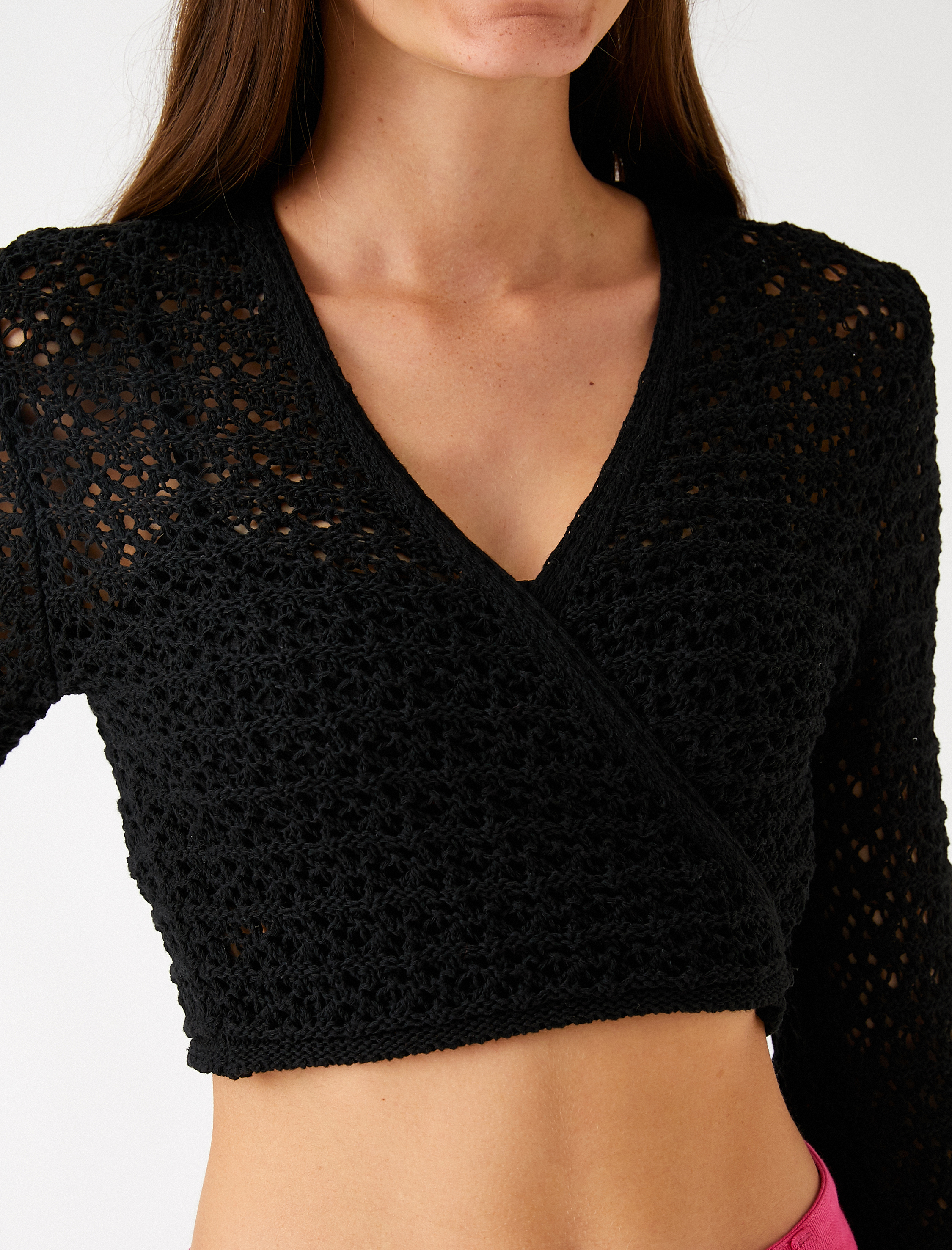   Crop Hırka Anvelop Kapama