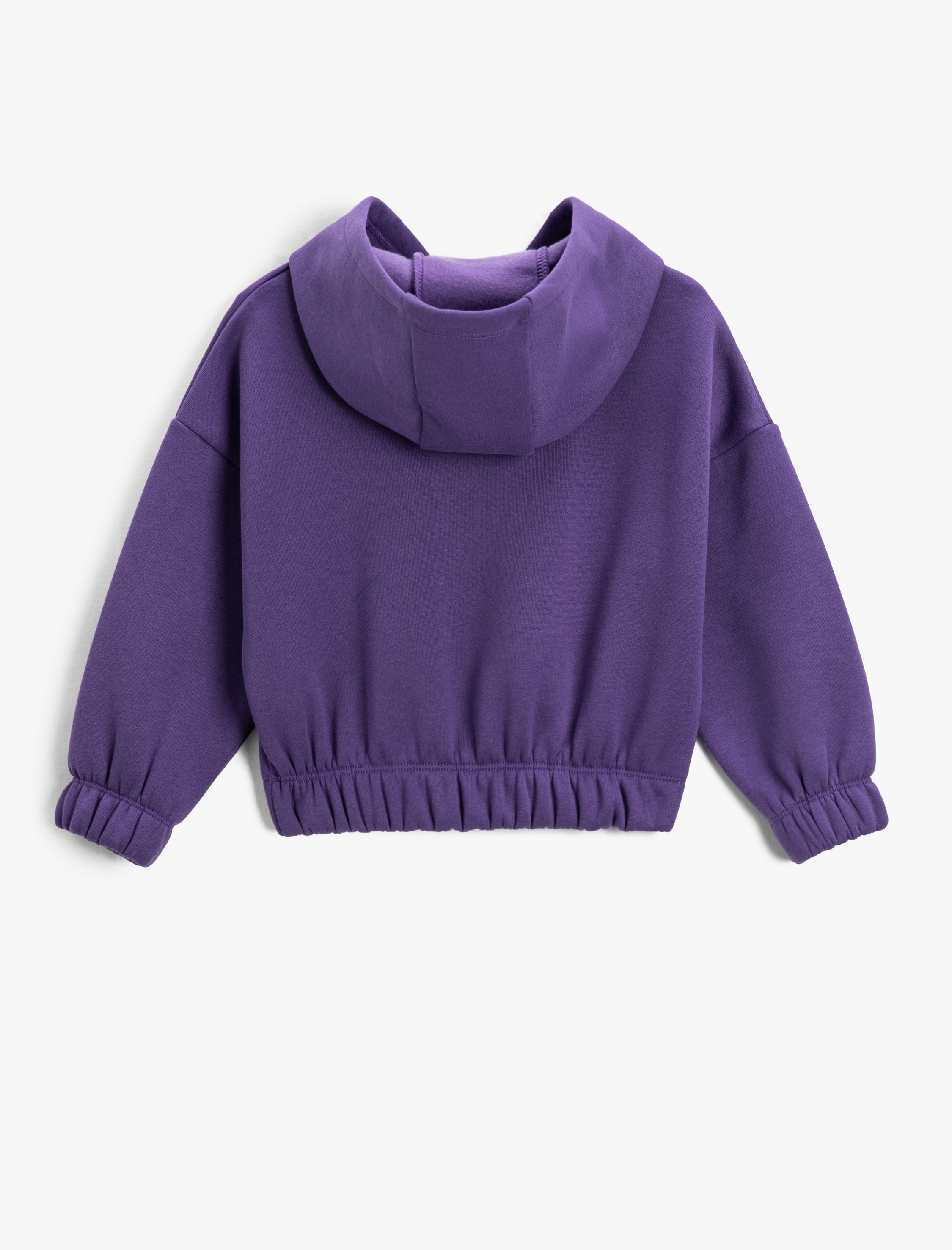  Kız Çocuk Kapüşonlu Sweatshirt Parlak Baskılı