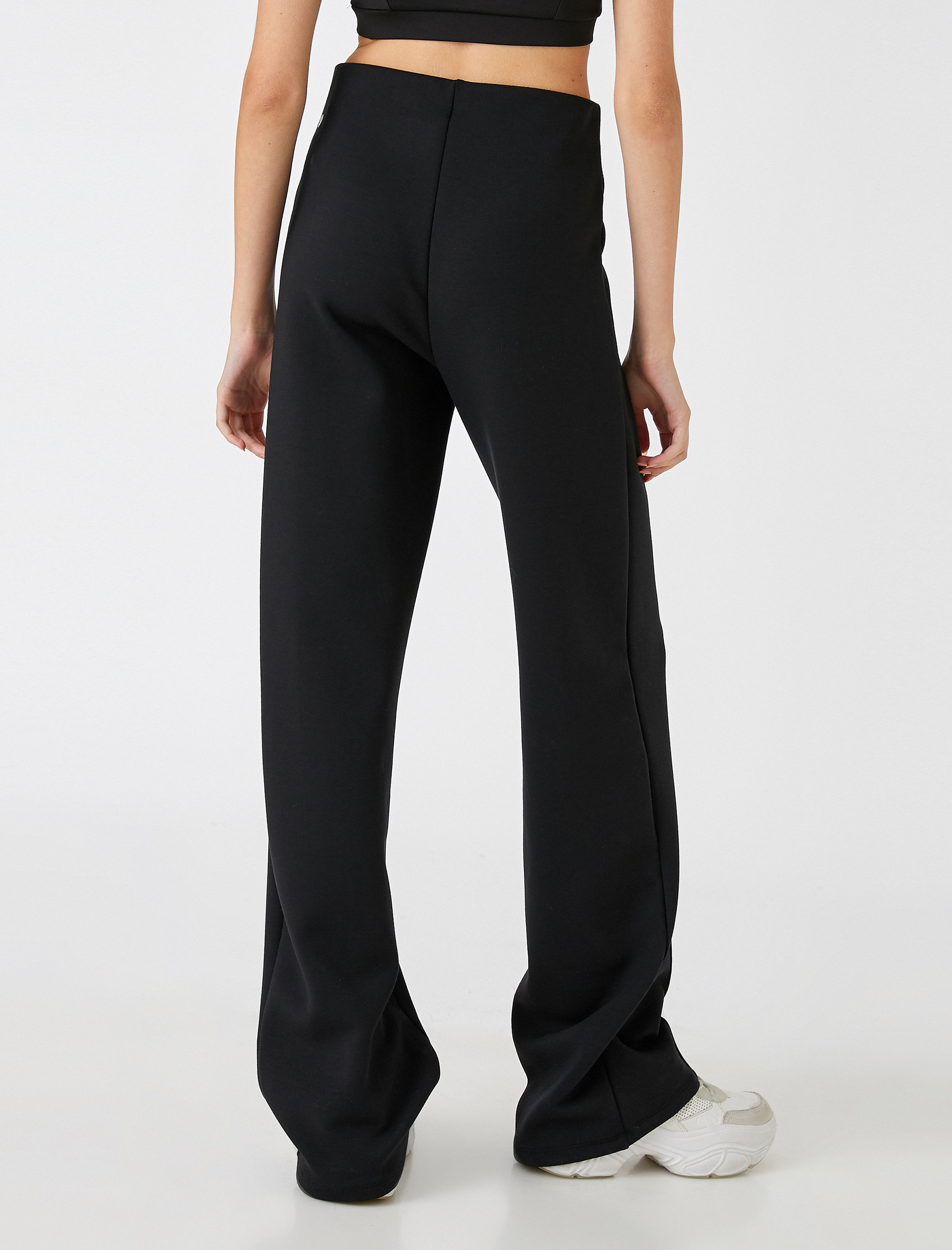   Bol Paça Kalın Eşofman Altı Nervürlü