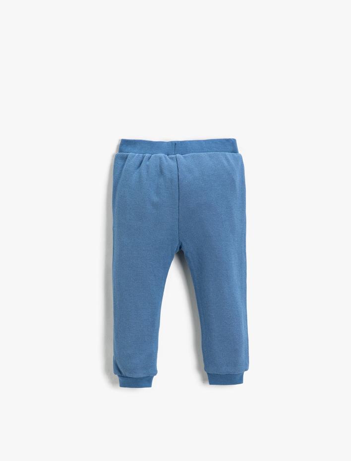 Erkek Bebek Basic Eşofman Altı Beli Bağlamalı Pamuklu