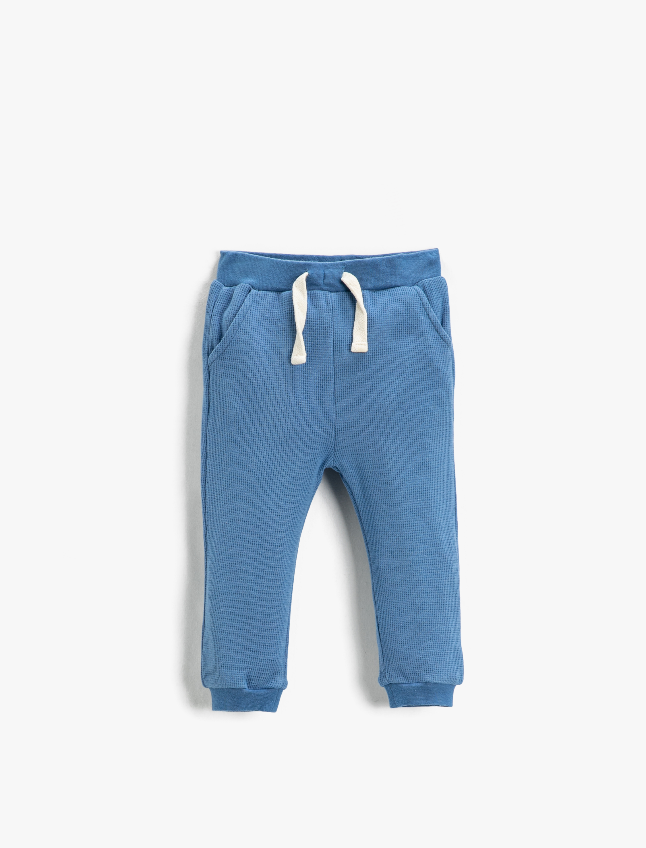  Erkek Bebek Basic Eşofman Altı Beli Bağlamalı Pamuklu