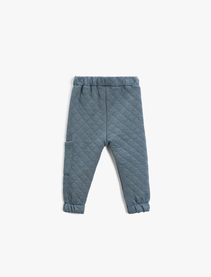 Erkek Bebek Basic Kapitone Jogger Eşofman Altı