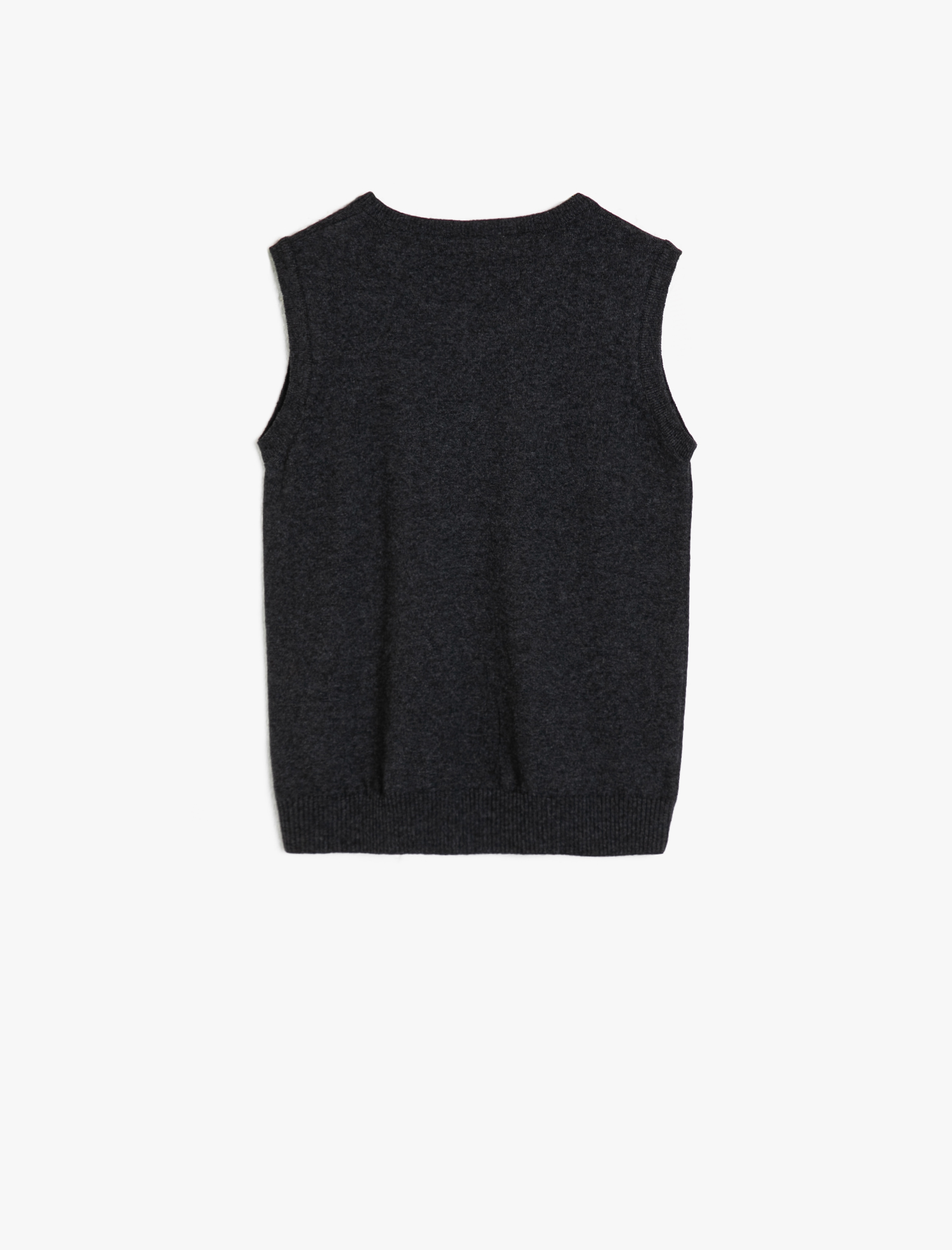  Erkek Çocuk Kolsuz Triko Kazak