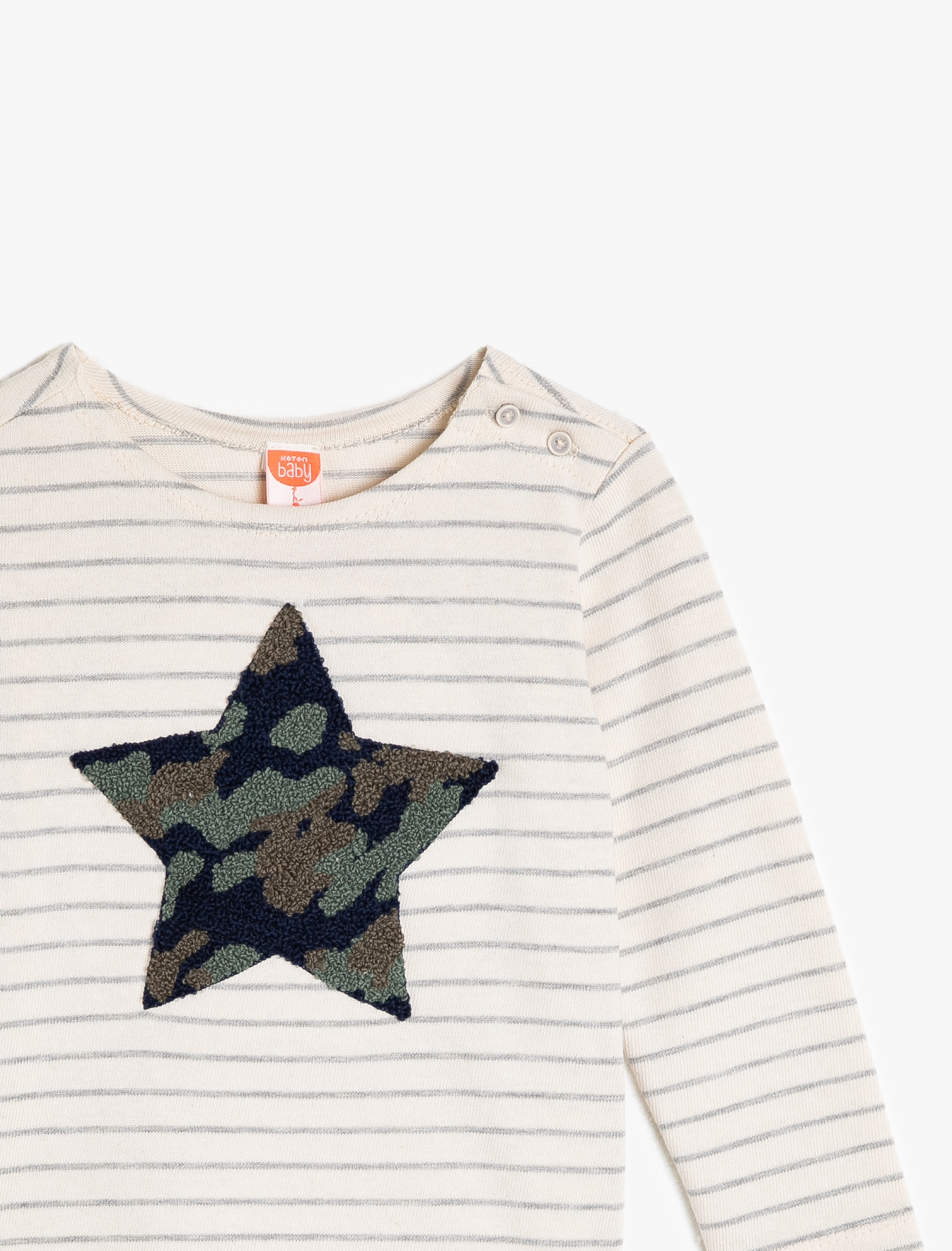  Erkek Bebek İşlemeli Tişört