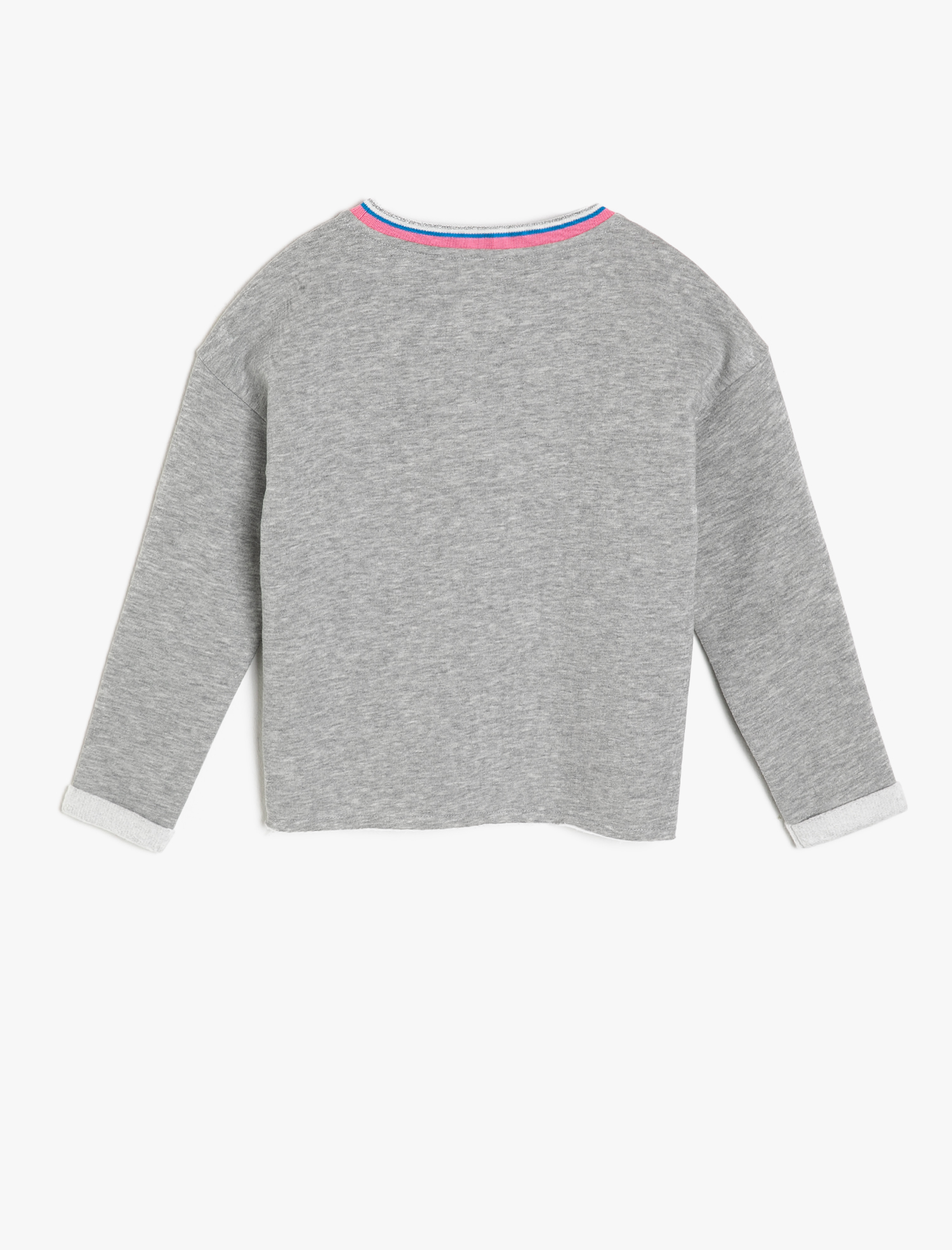 Kız Çocuk Pul Detaylı Sweatshirt