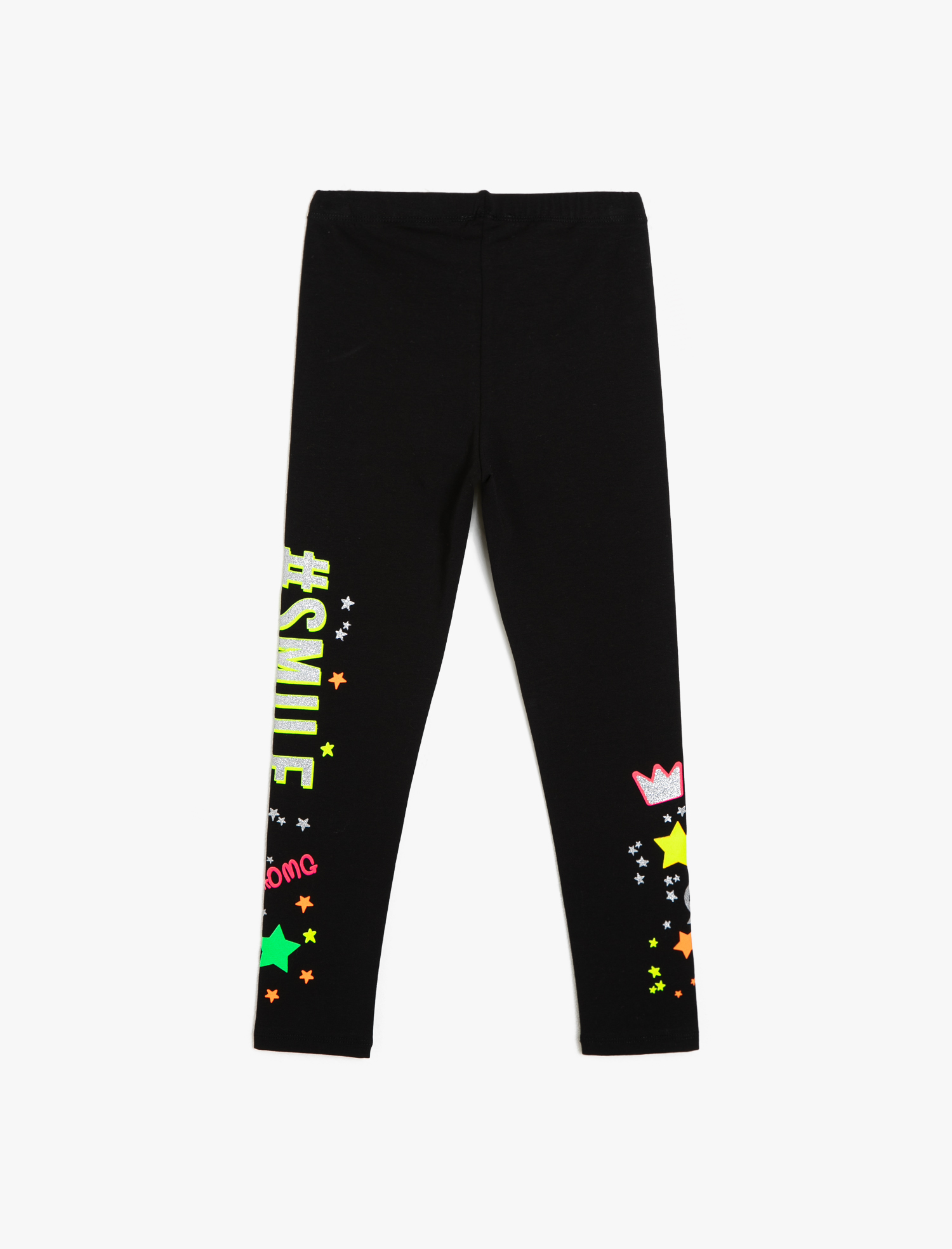  Kız Çocuk Baskılı Tayt