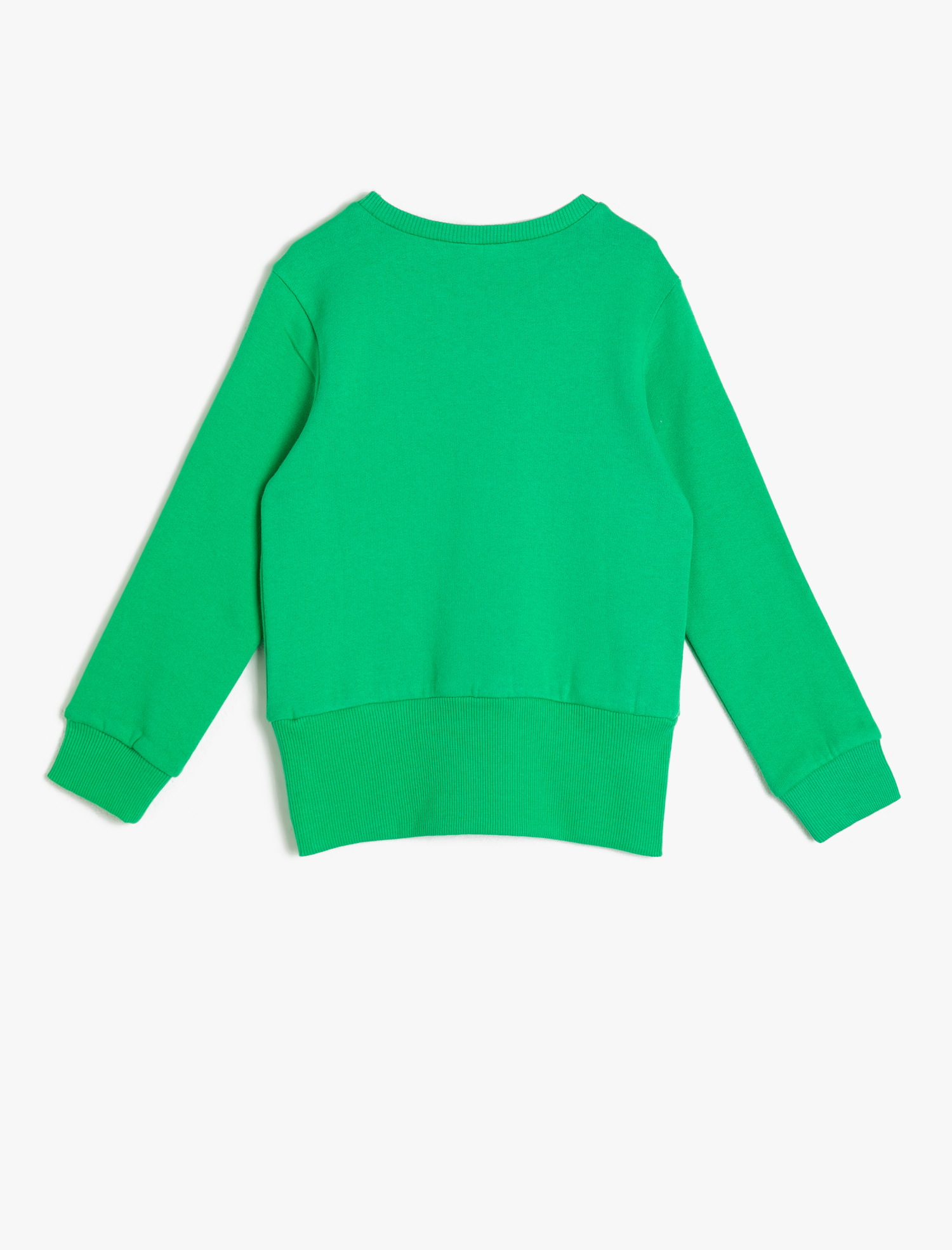 Kız Çocuk Yazılı Baskılı Sweatshirt
