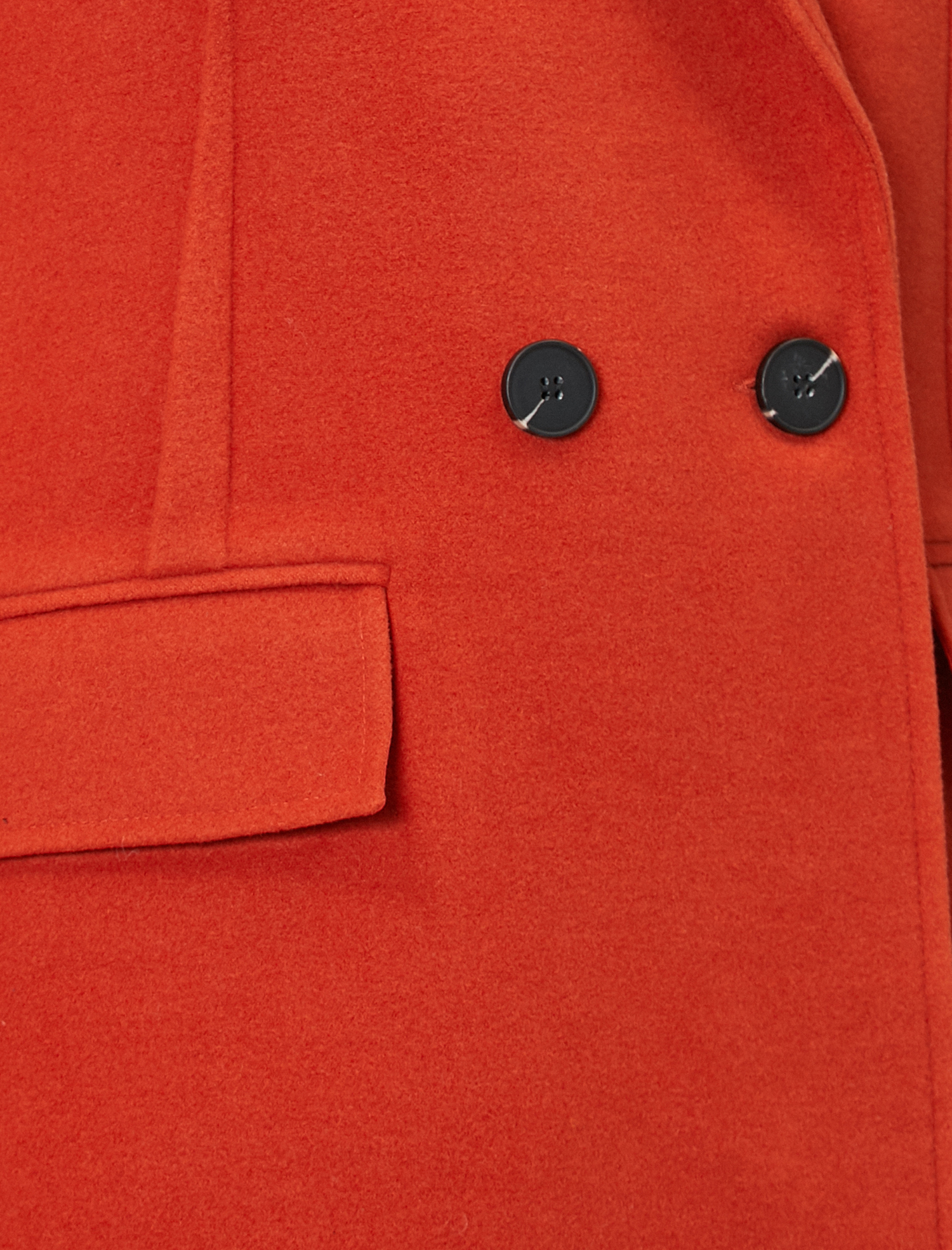   Düğme Detaylı Kaban