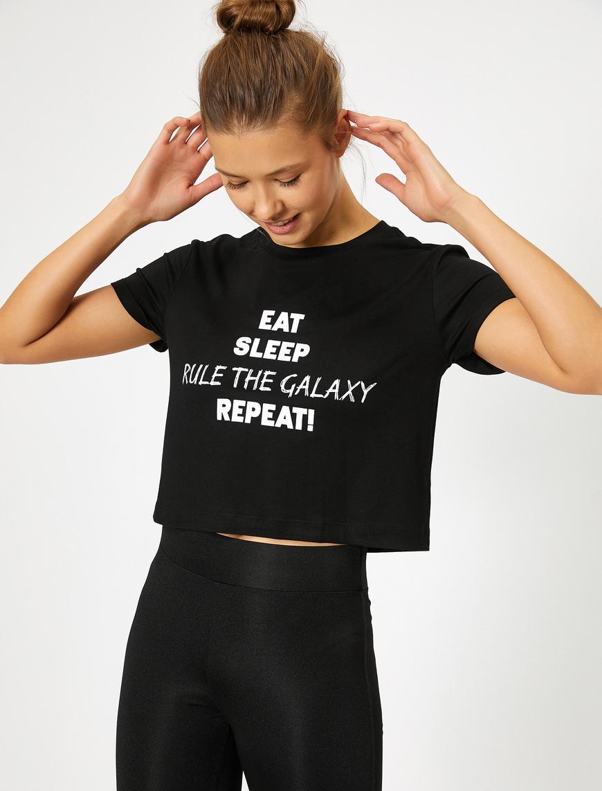   Star Wars Lisanslı Yazılı Baskılı T-Shirt