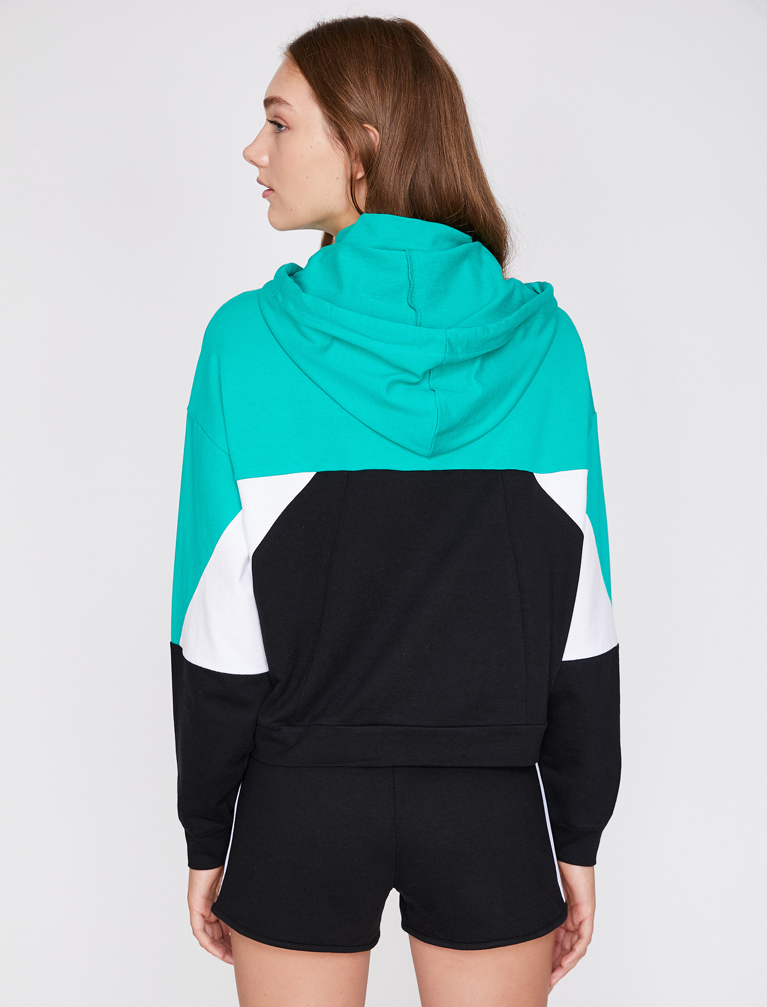   Fermuar Detaylı Sweatshirt