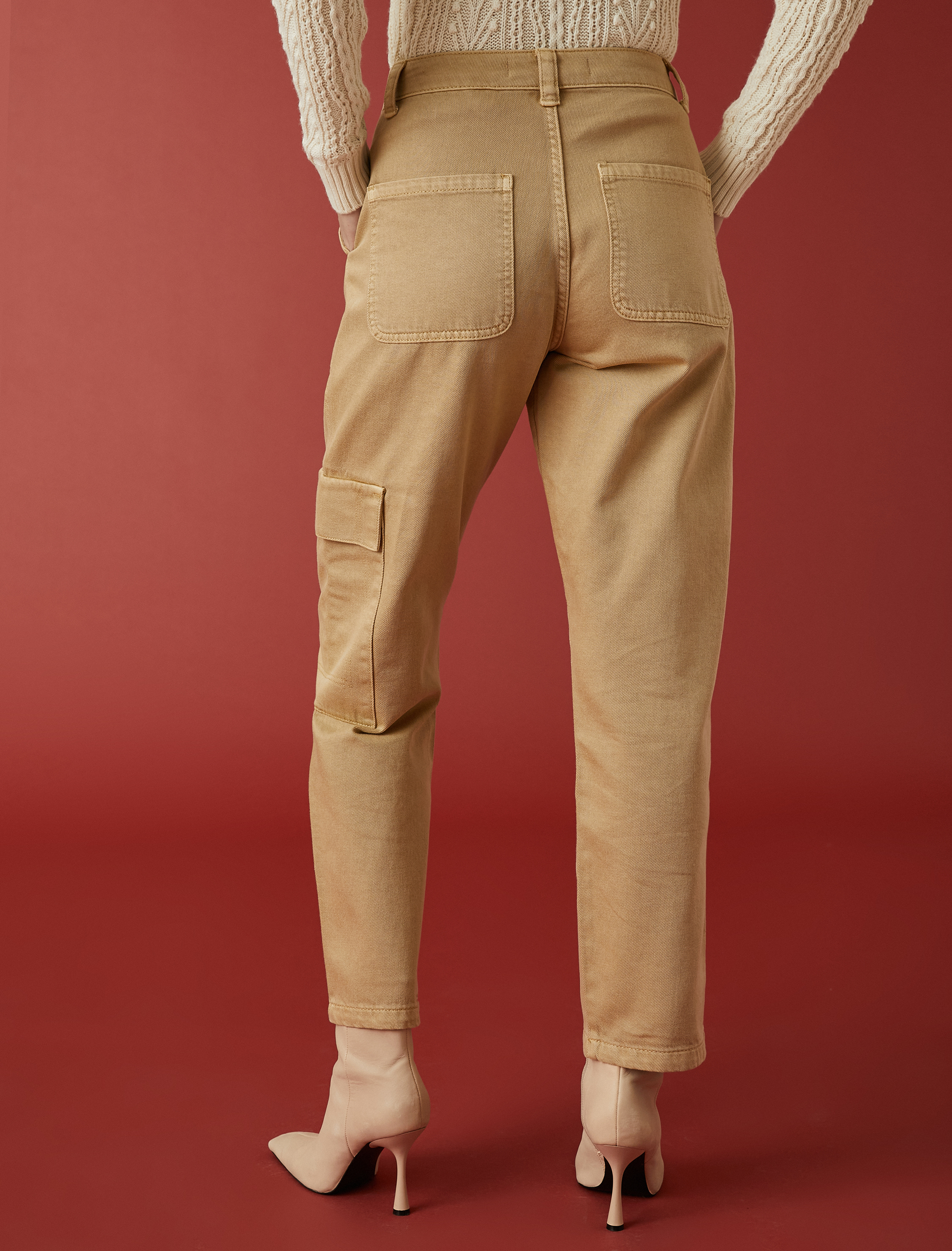   Kot Kargo Pantolon Cep Detaylı