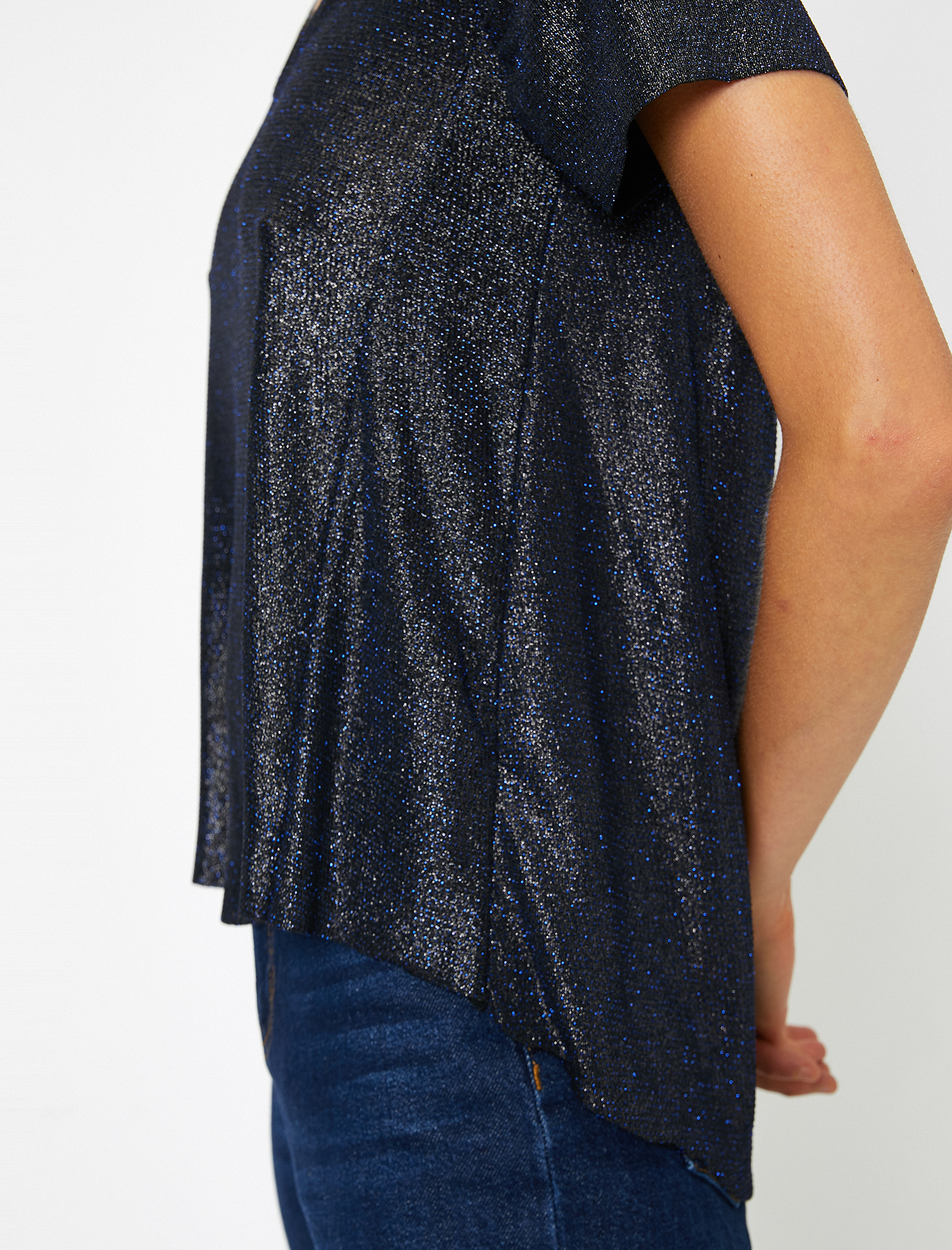   Sim Detaylı Abiye Bluz