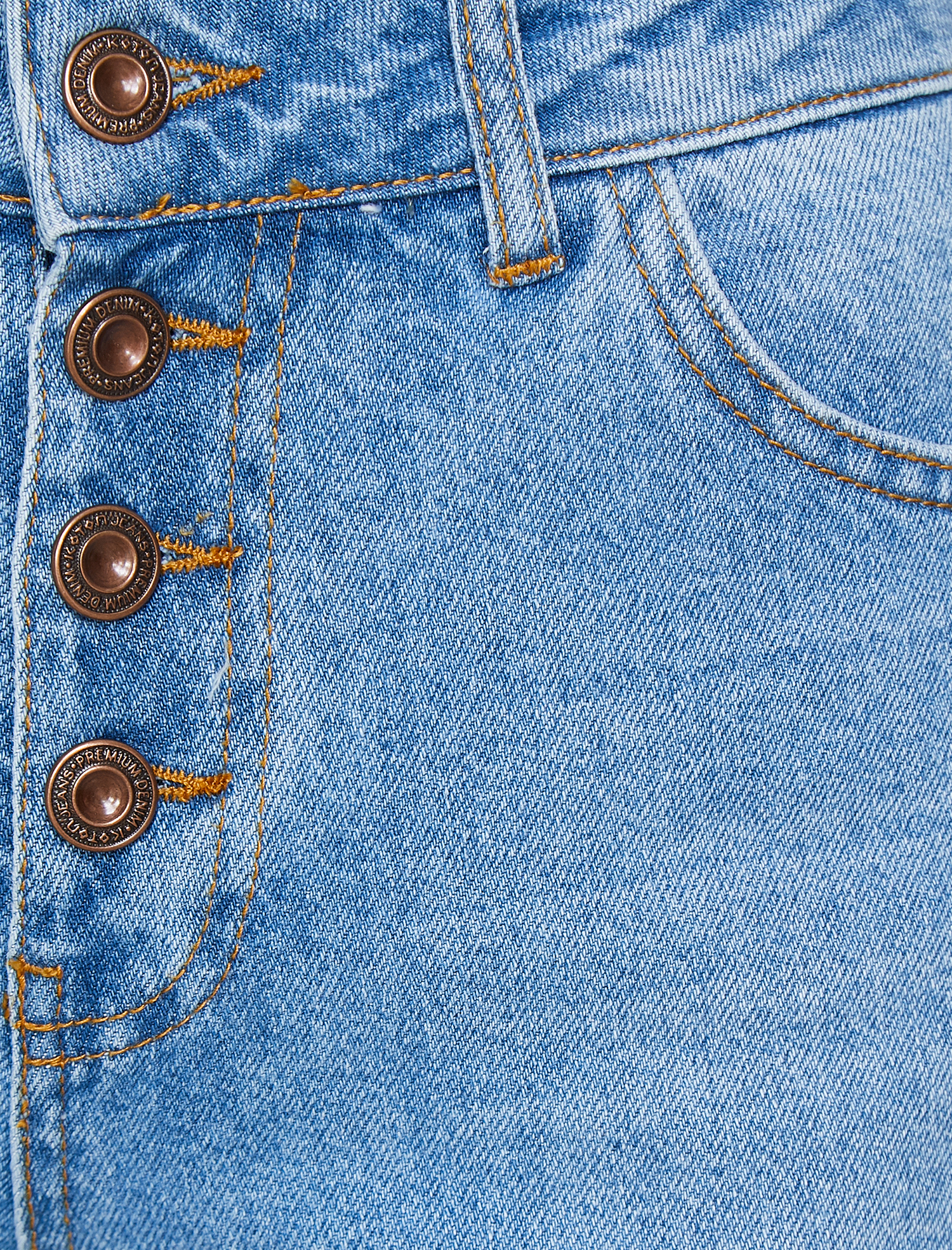   Eve Slim Jean - Yüksek Bel Normal Kesim Hafif Düz Paça Pantolon