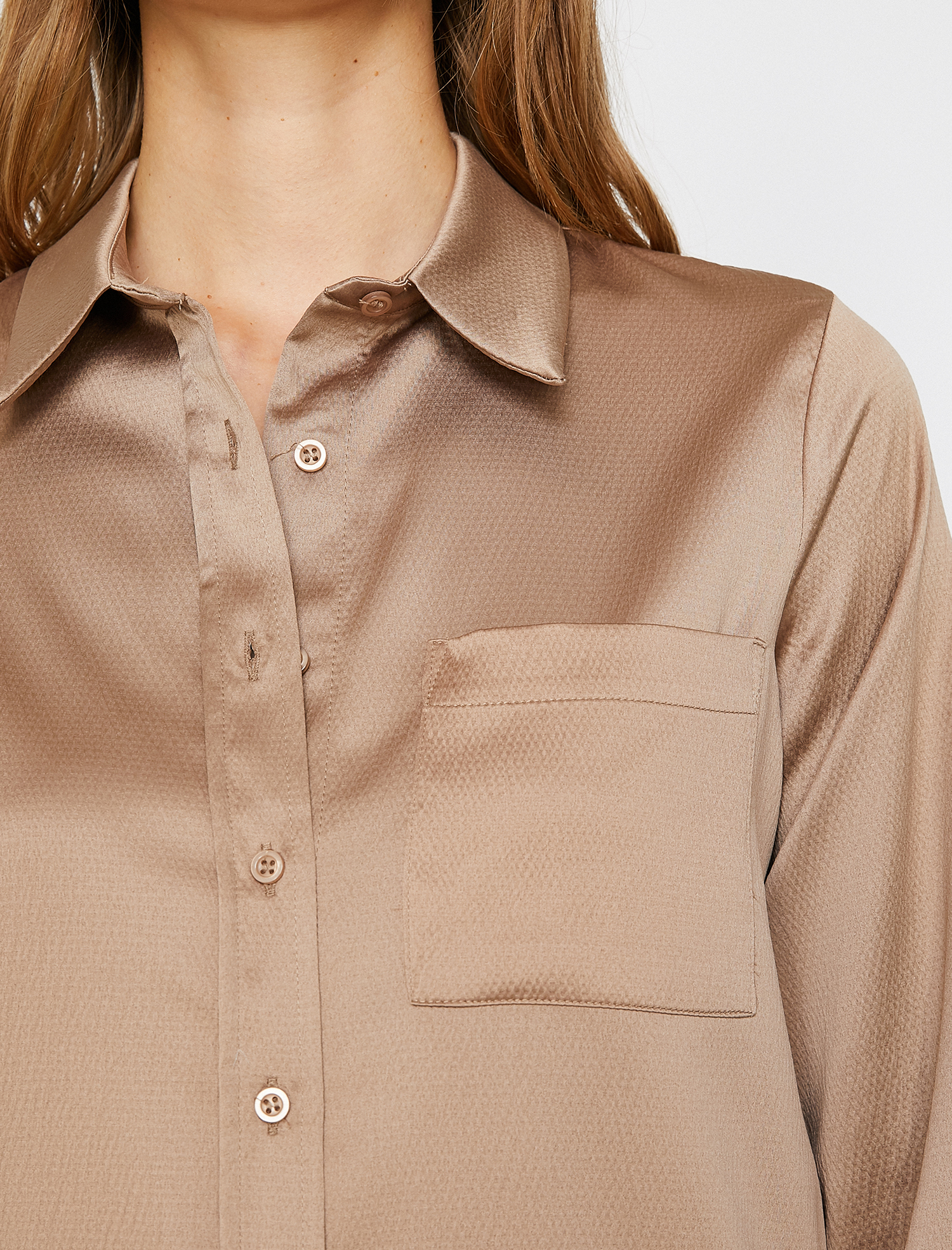   Cep Detaylı Gömlek