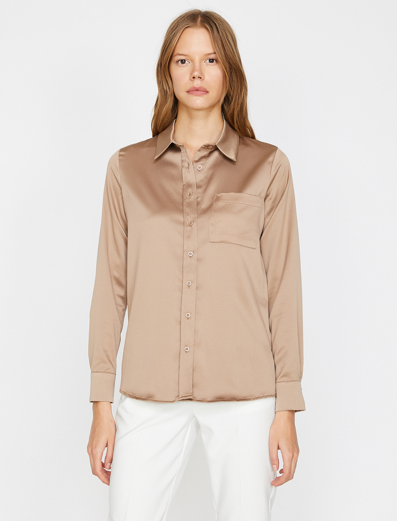   Cep Detaylı Gömlek