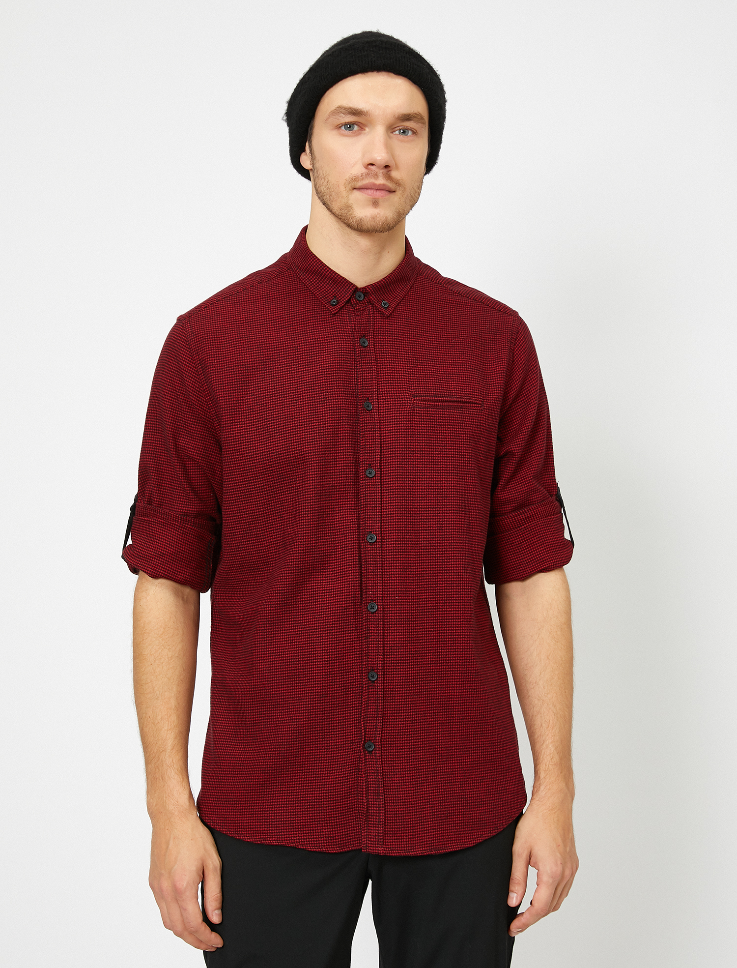   Cep Detaylı Gömlek