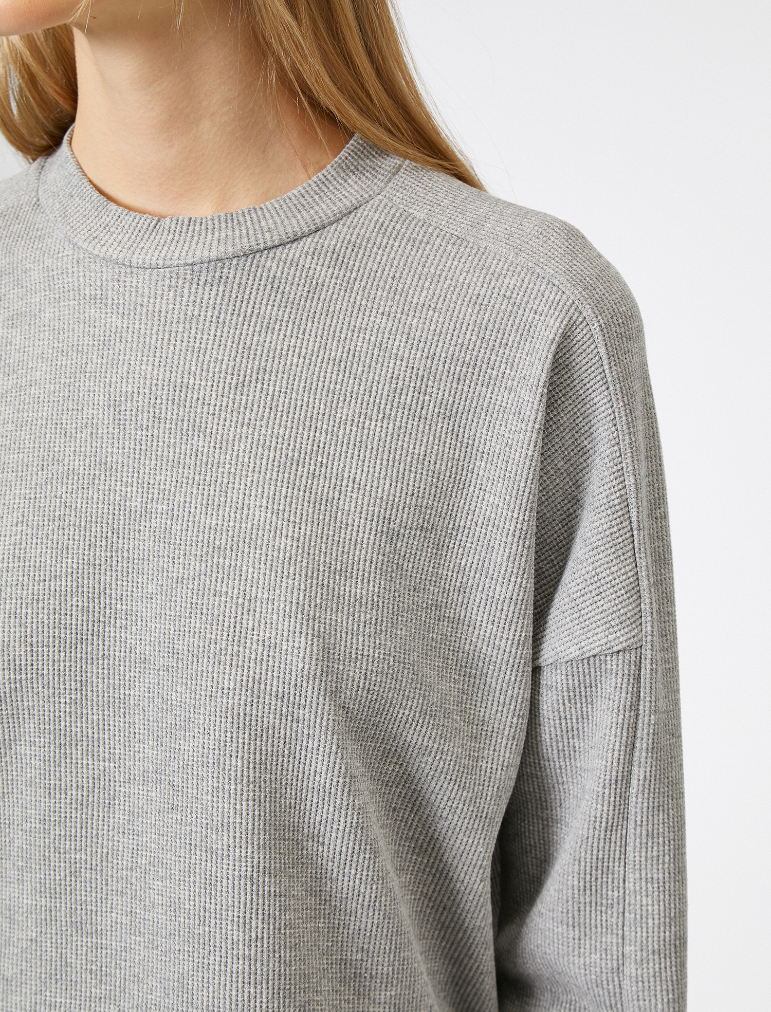   Bisiklet Yaka Sweatshirt