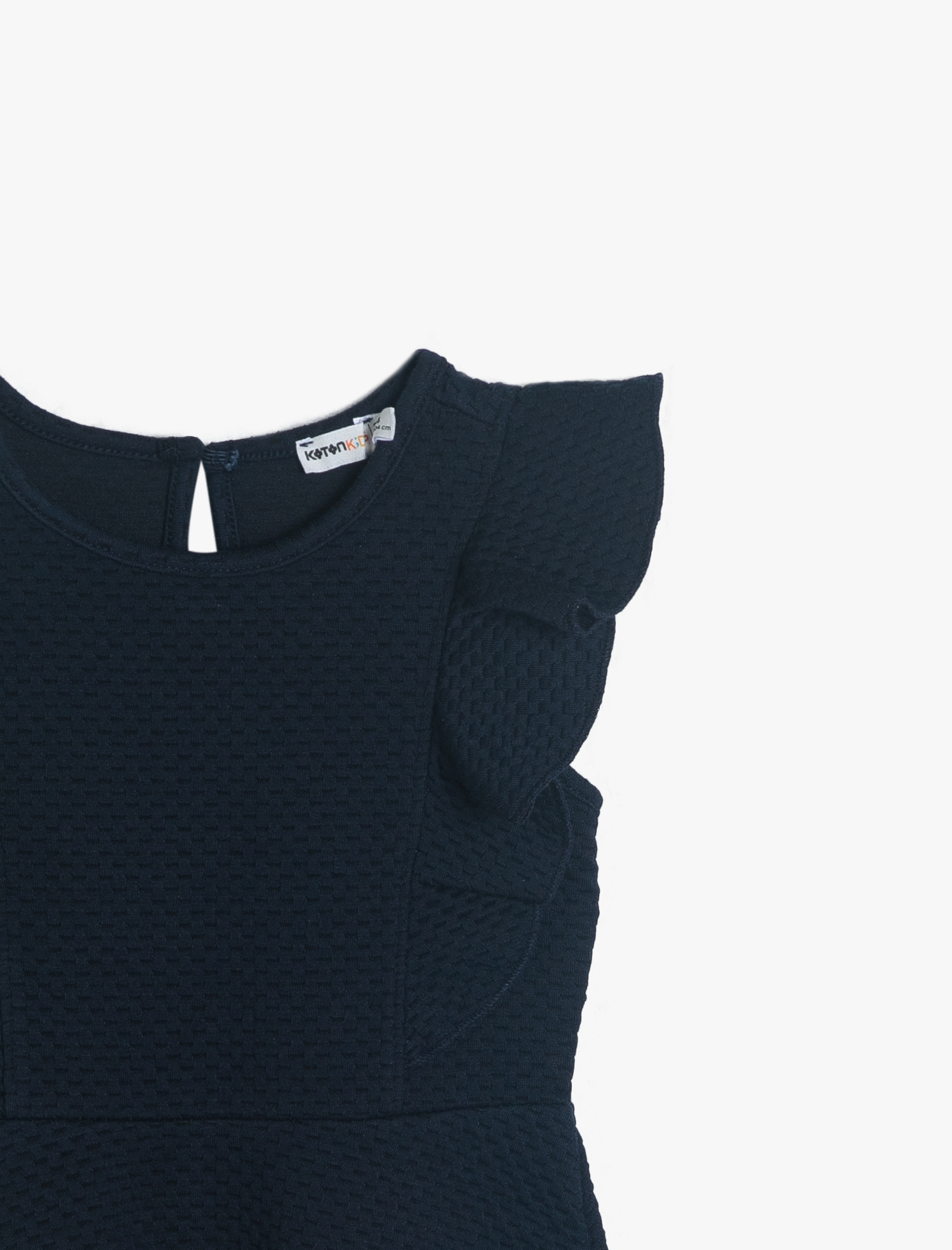  Kız Çocuk Fırfır Detaylı Elbise