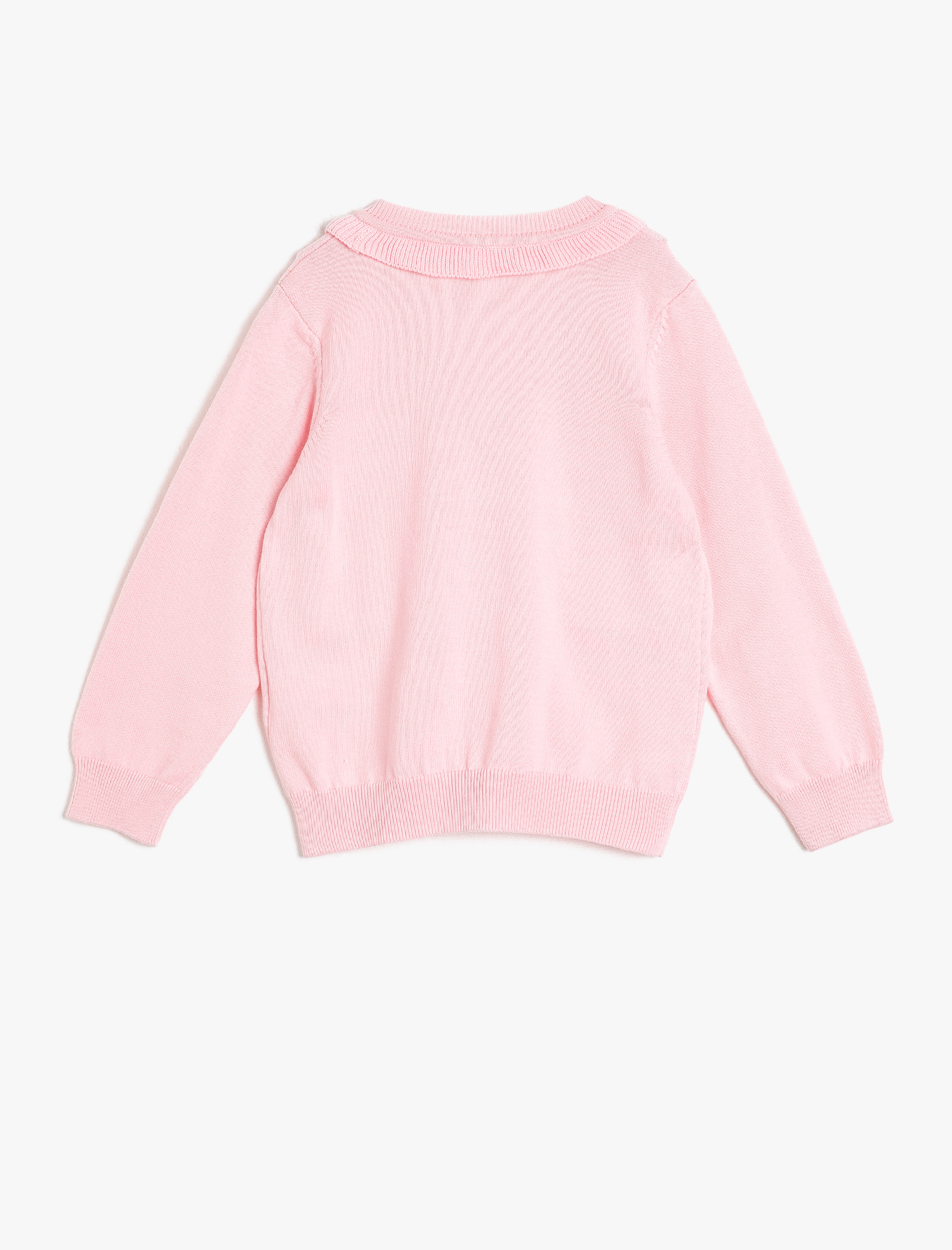 Kız Çocuk Cep Detaylı Triko Hırka