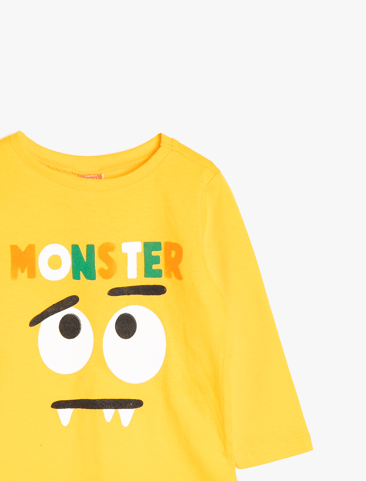 Erkek Bebek Baskılı Tişört Uzun Kollu