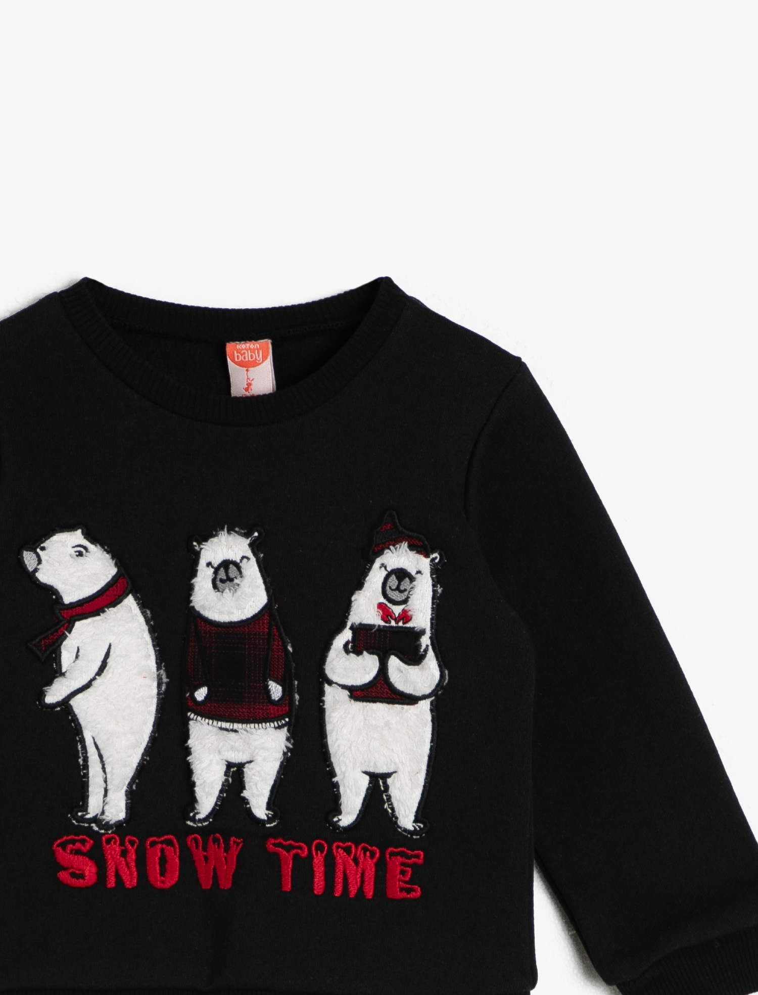  Erkek Bebek İşlemeli Sweatshirt