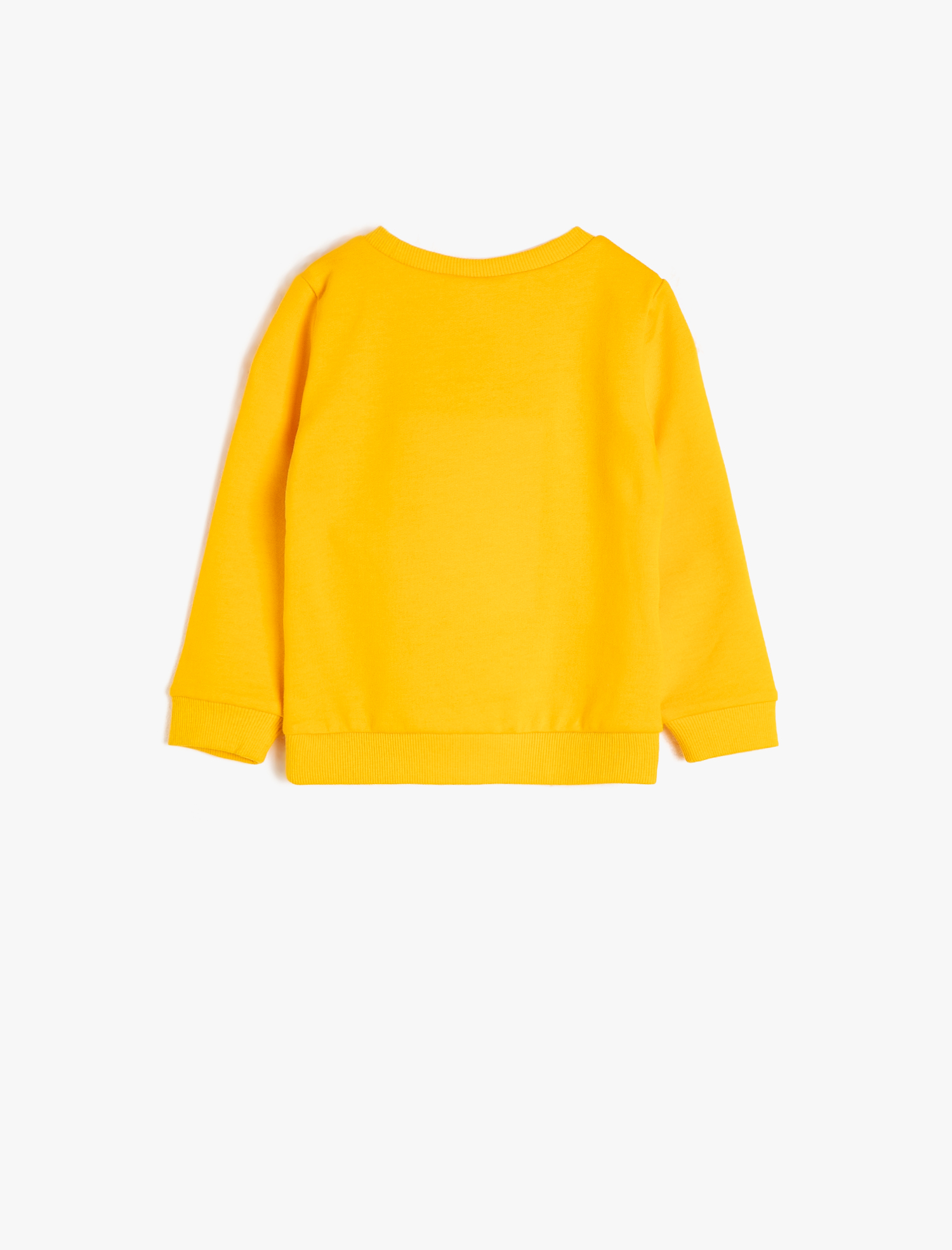  Kız Bebek Sweatshirt Simli Uzun Kollu Bisiklet Yaka