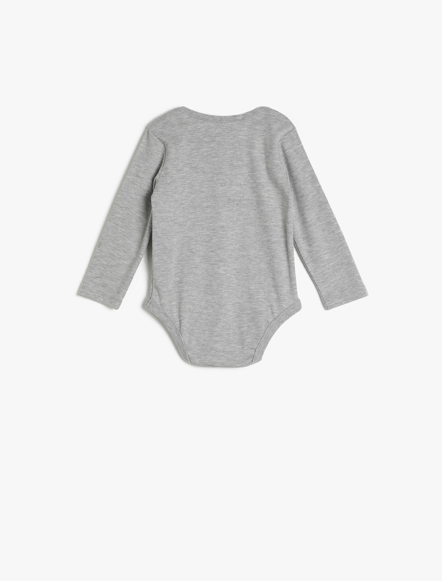 Erkek Bebek Baskılı Uzun Kollu Çıtçıtlı Body