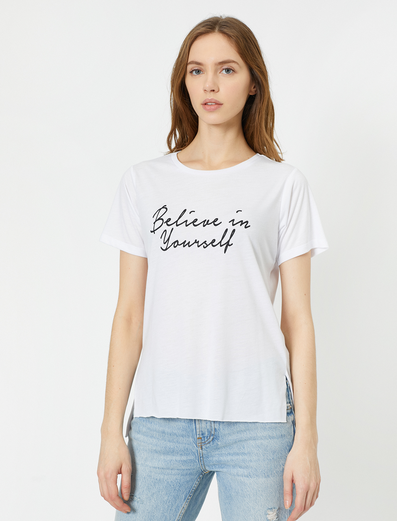   Kısa Kollu Baskılı Tişört