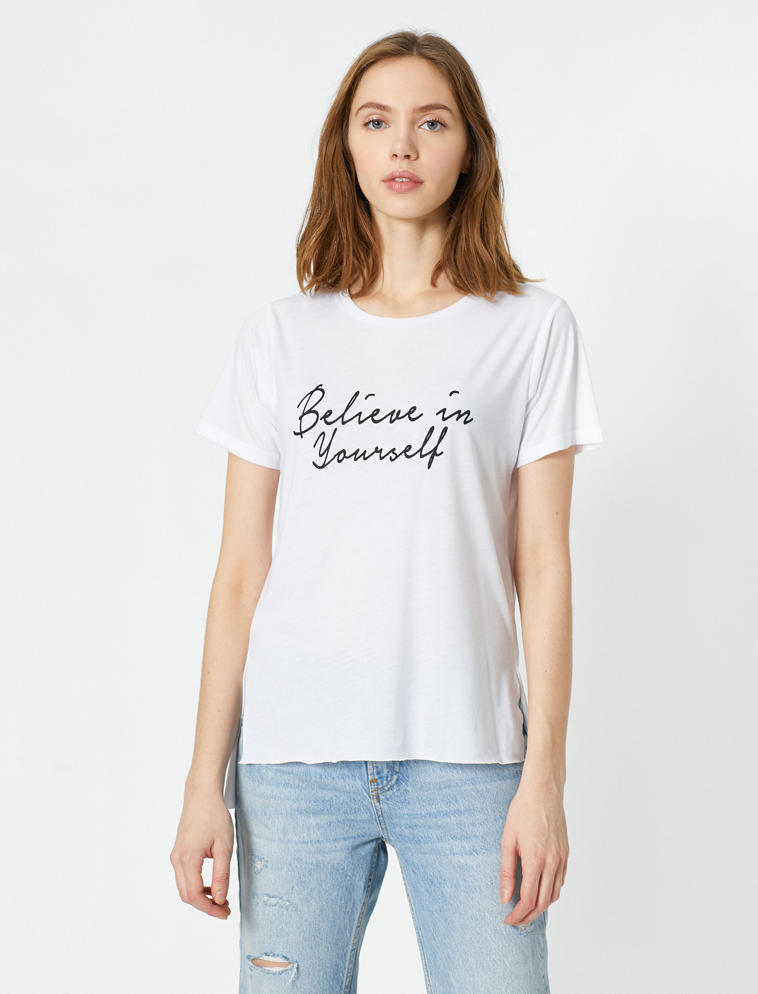   Kısa Kollu Baskılı Tişört