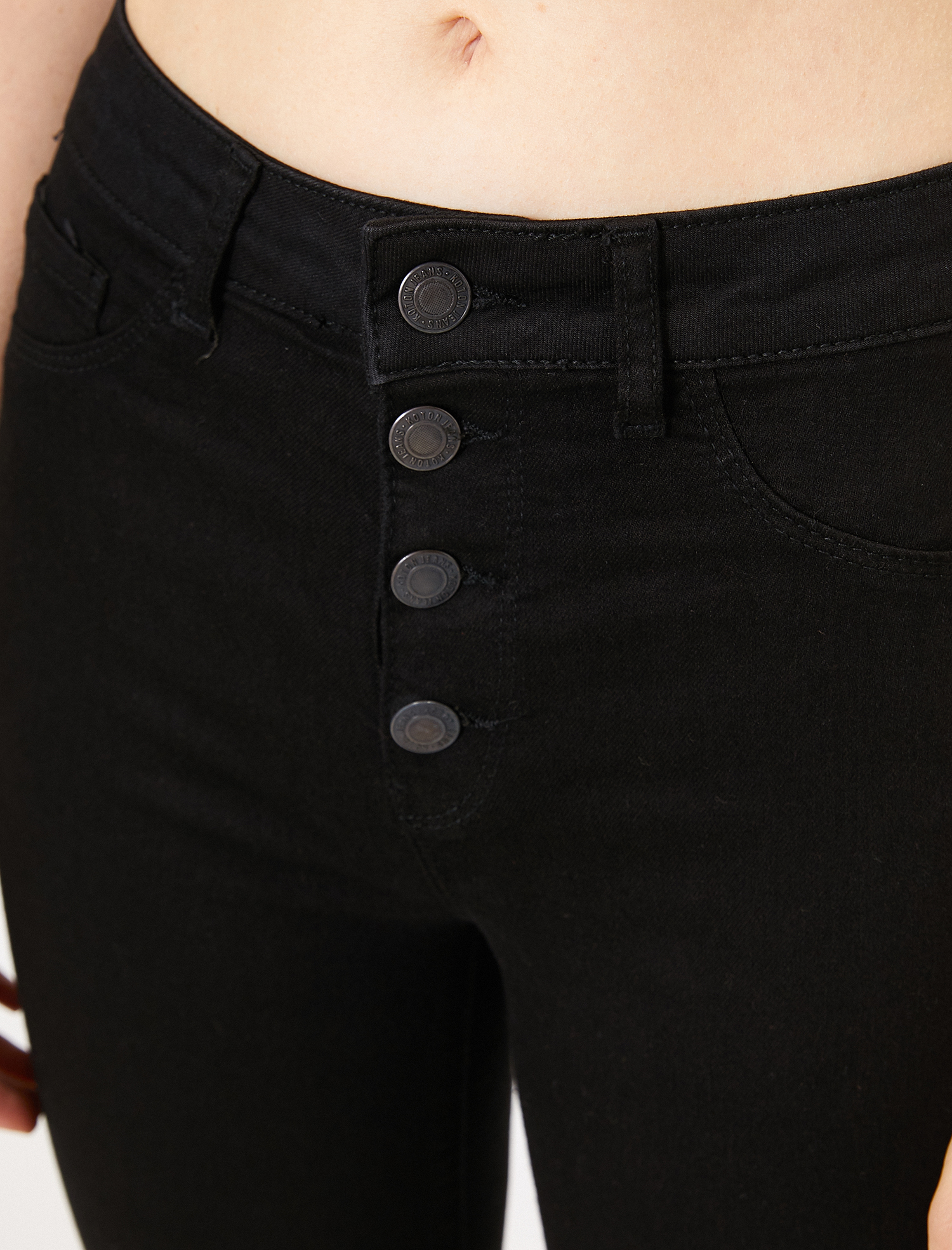   Carmen Jean - Yüksek Bel Dar Kesim Dar Paça Pantolon