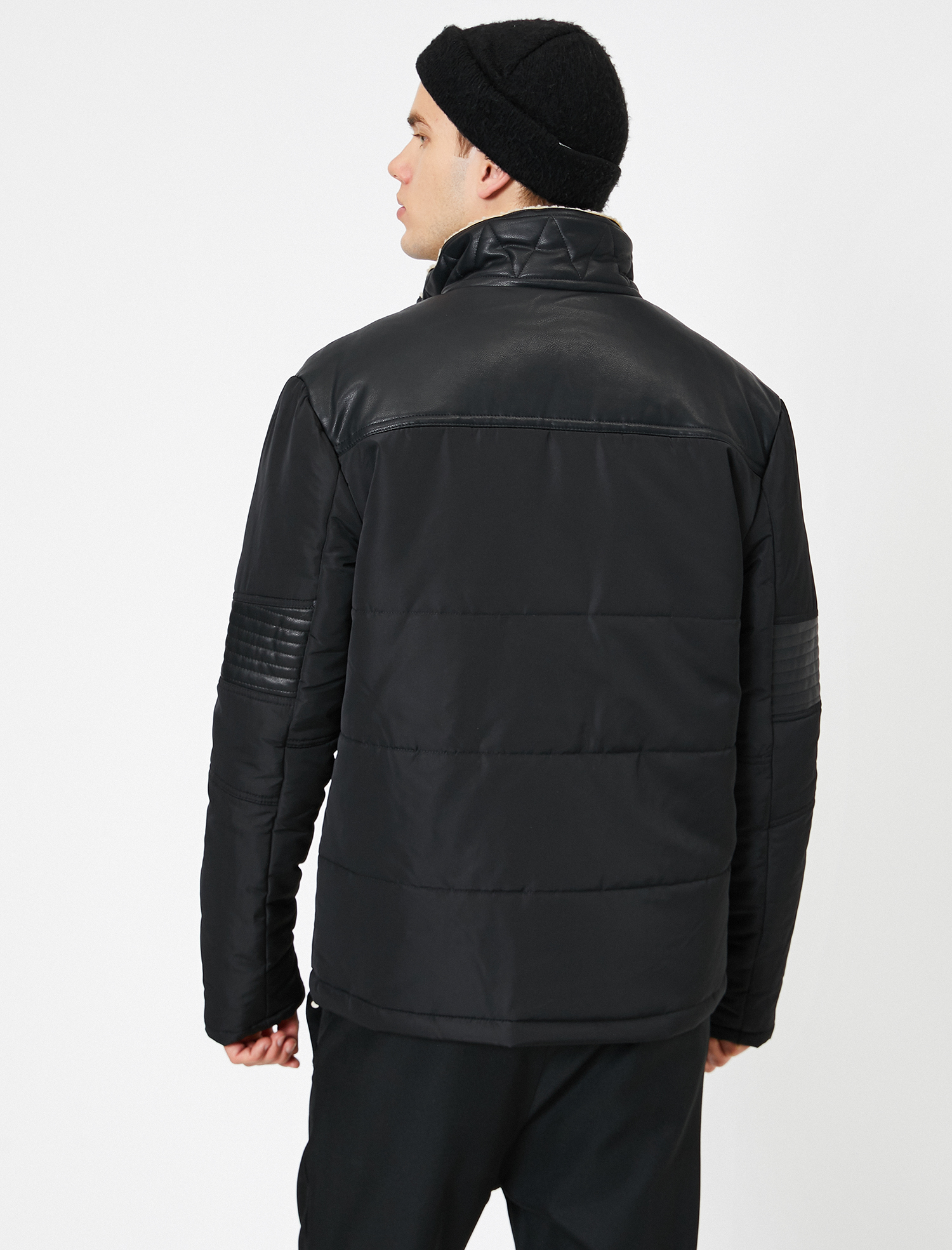 Cep Detaylı Şişme Mont