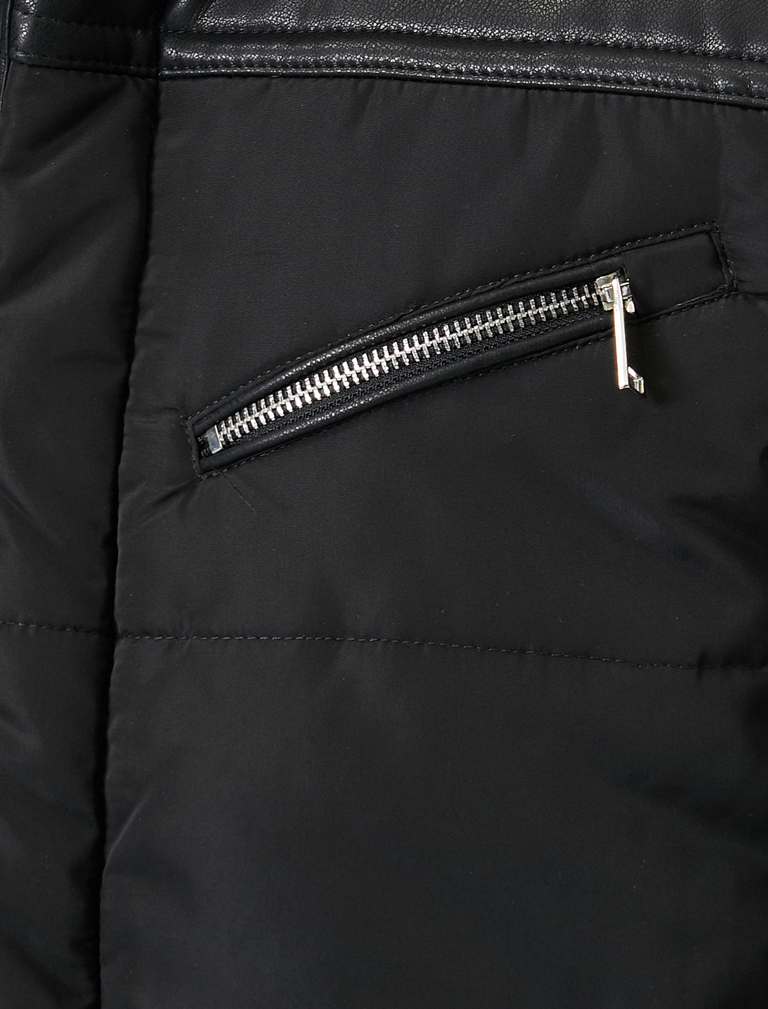 Cep Detaylı Şişme Mont