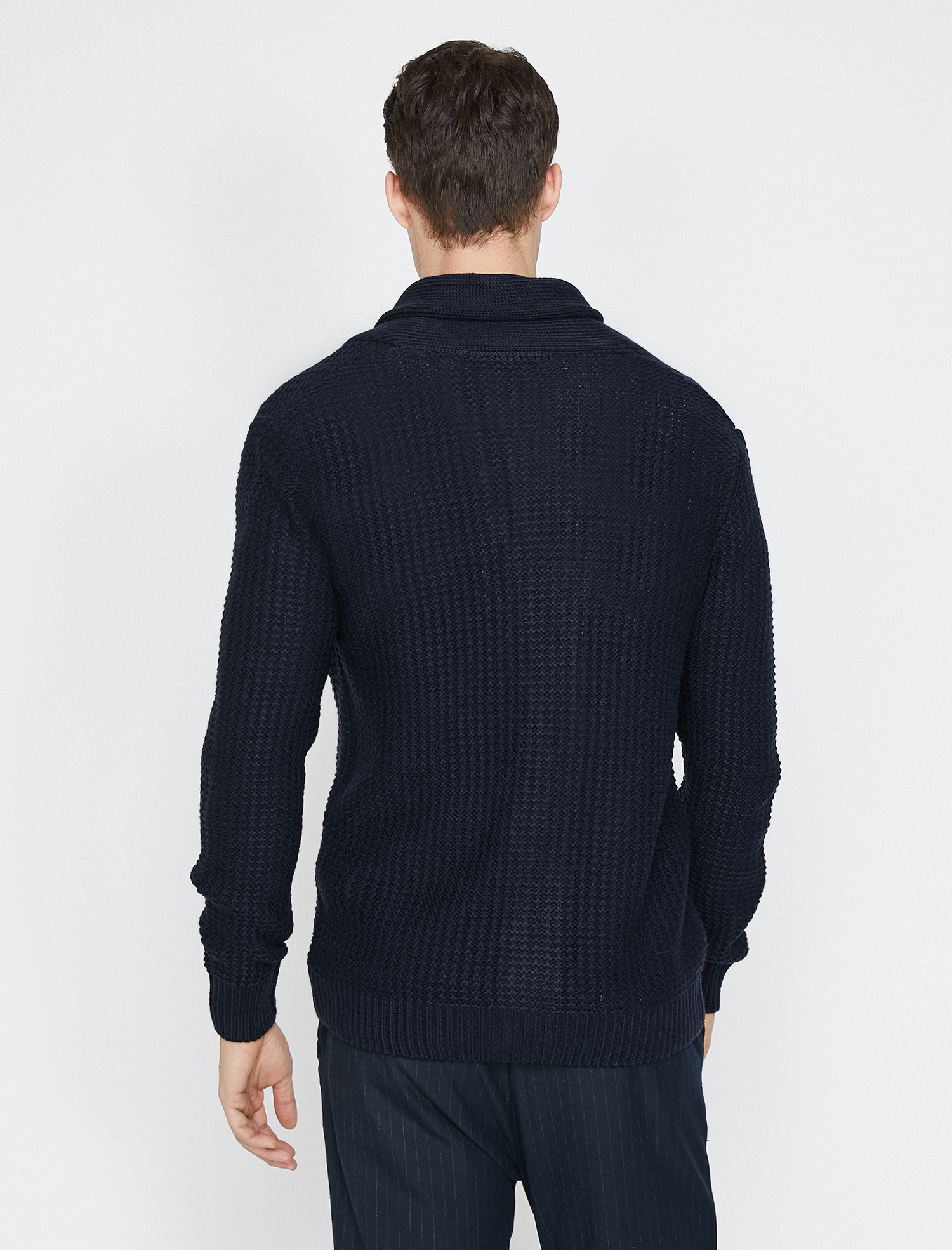   Düğme Detaylı Triko Hırka