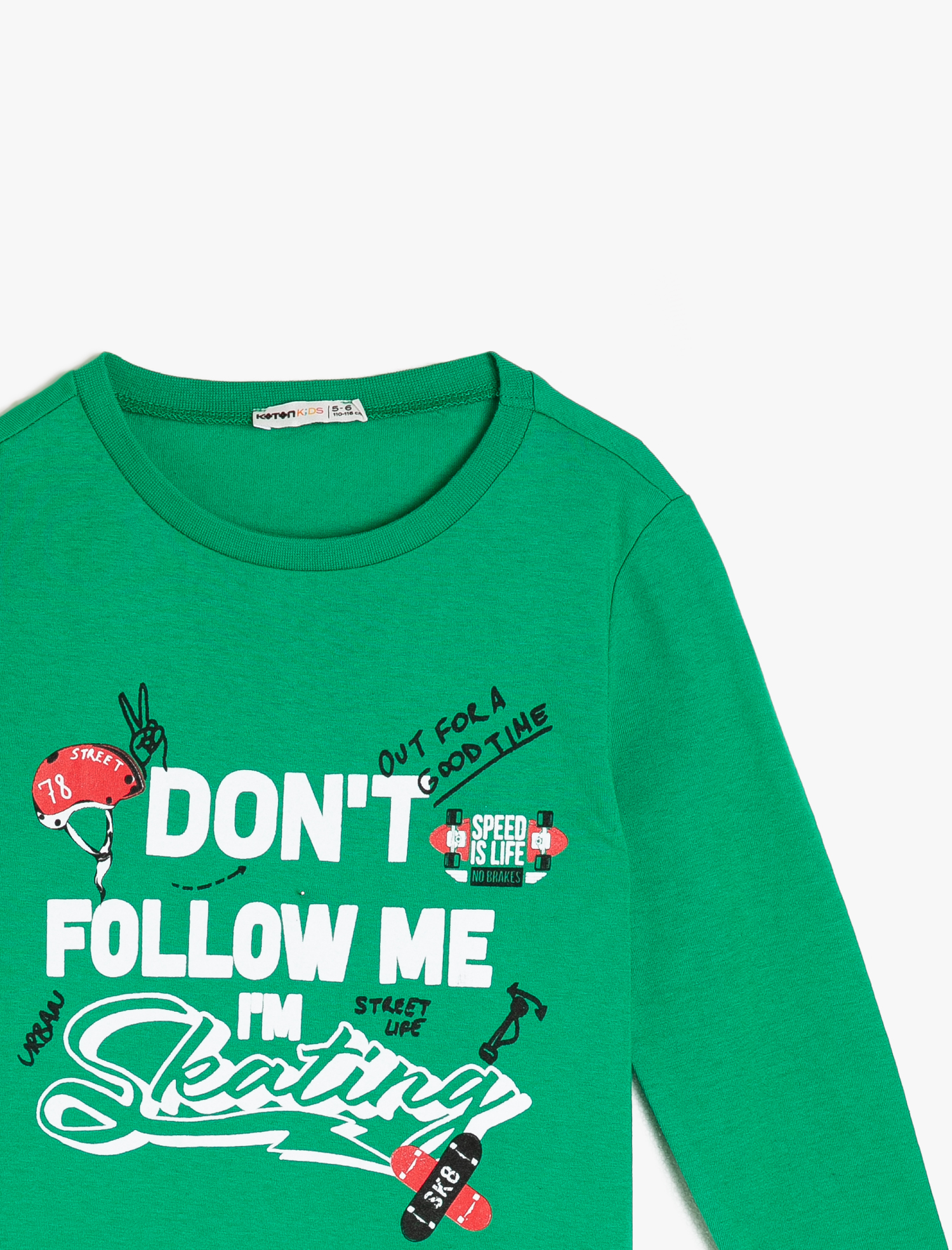  Erkek Çocuk Baskılı Tişört Uzun Kollu