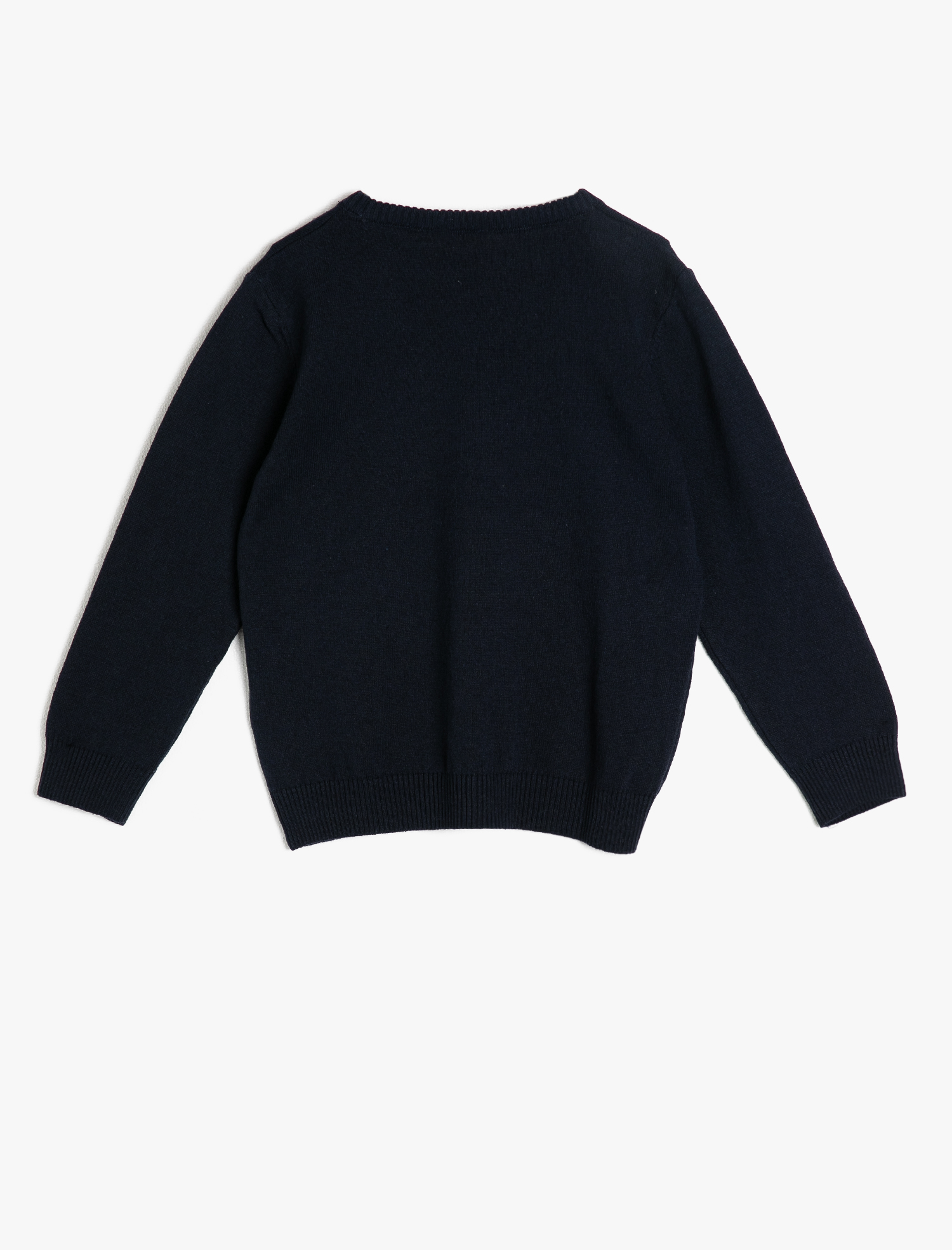  Erkek Çocuk Bisiklet Yaka Triko Kazak