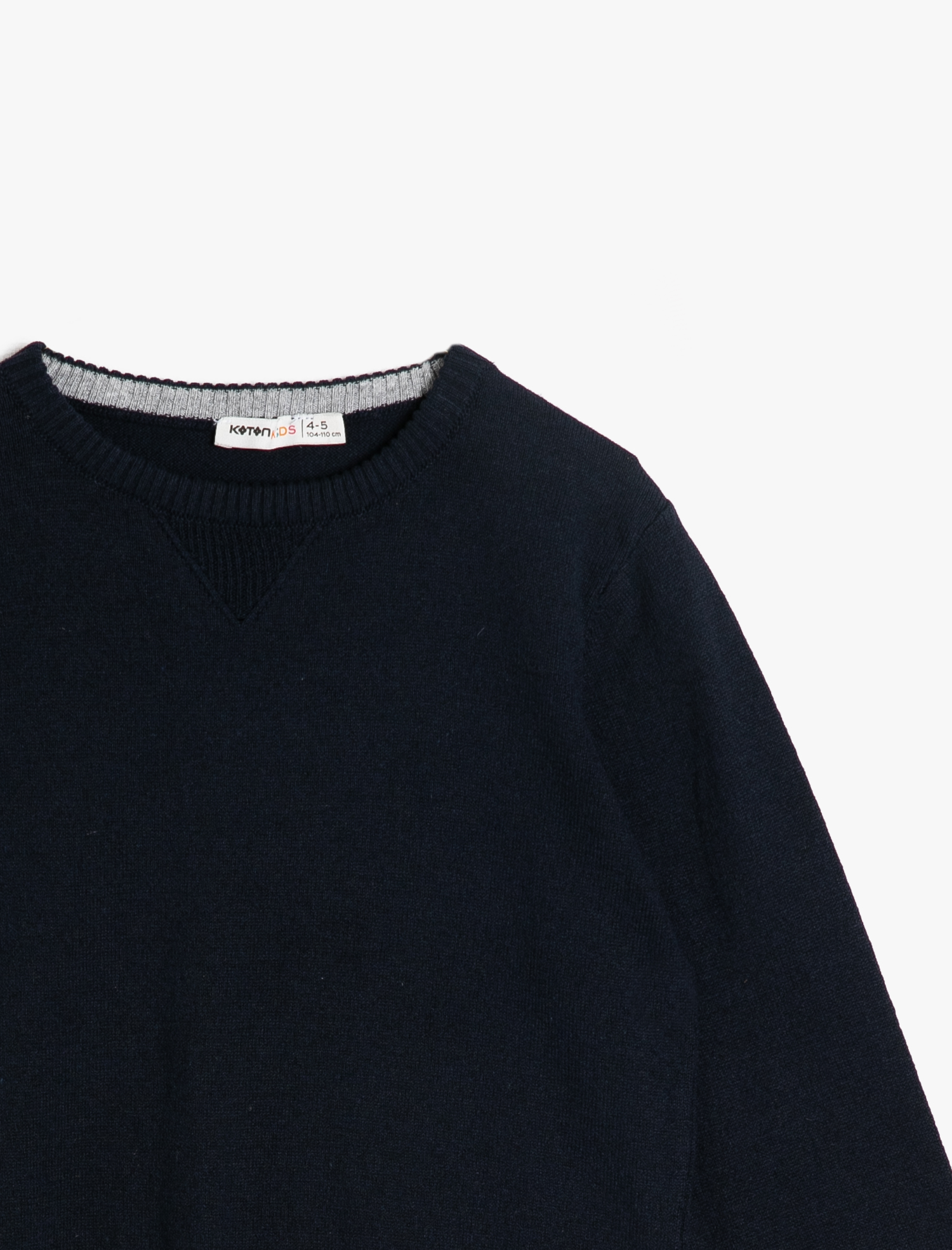  Erkek Çocuk Bisiklet Yaka Triko Kazak