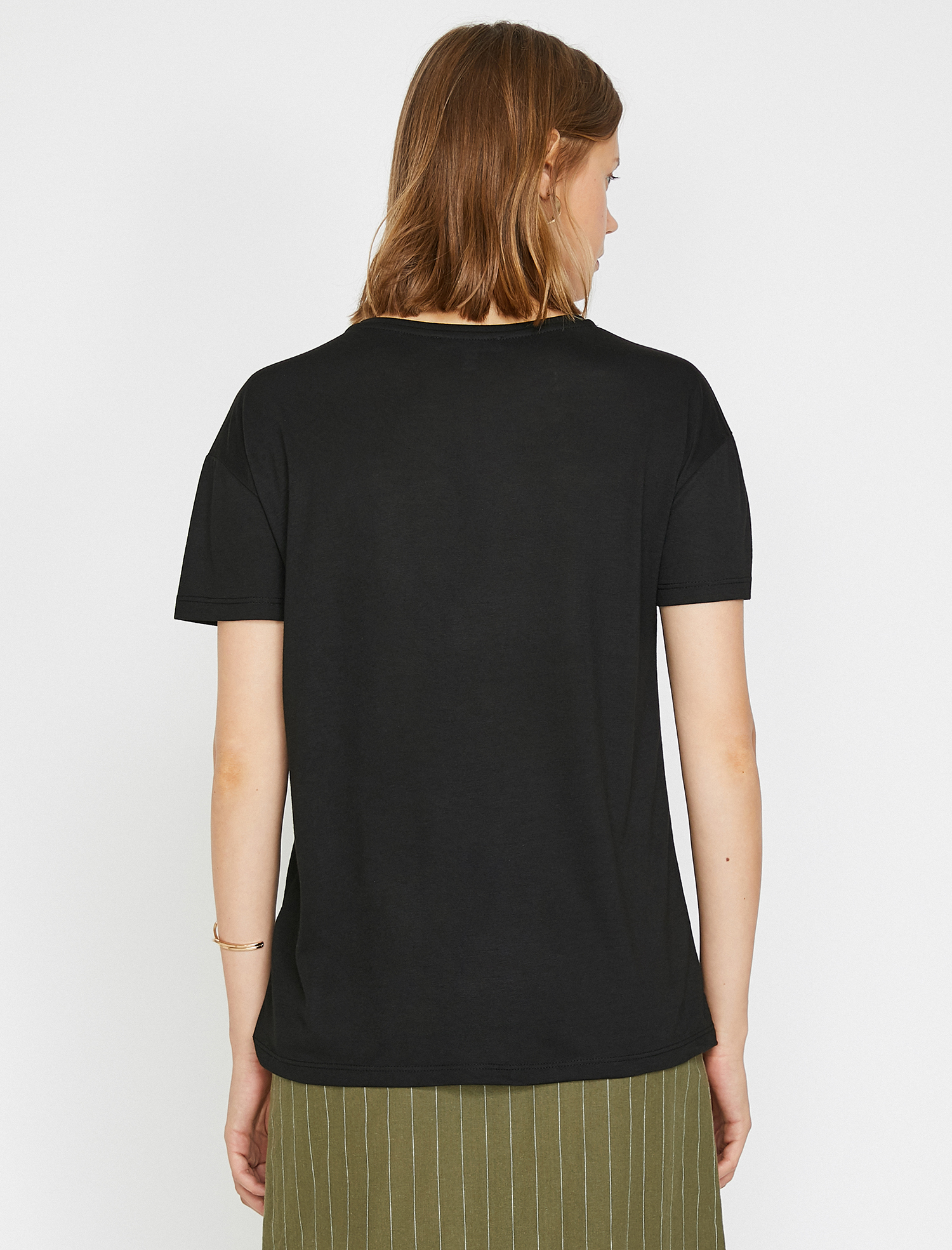   Bisiklet Yaka Sweatshirt