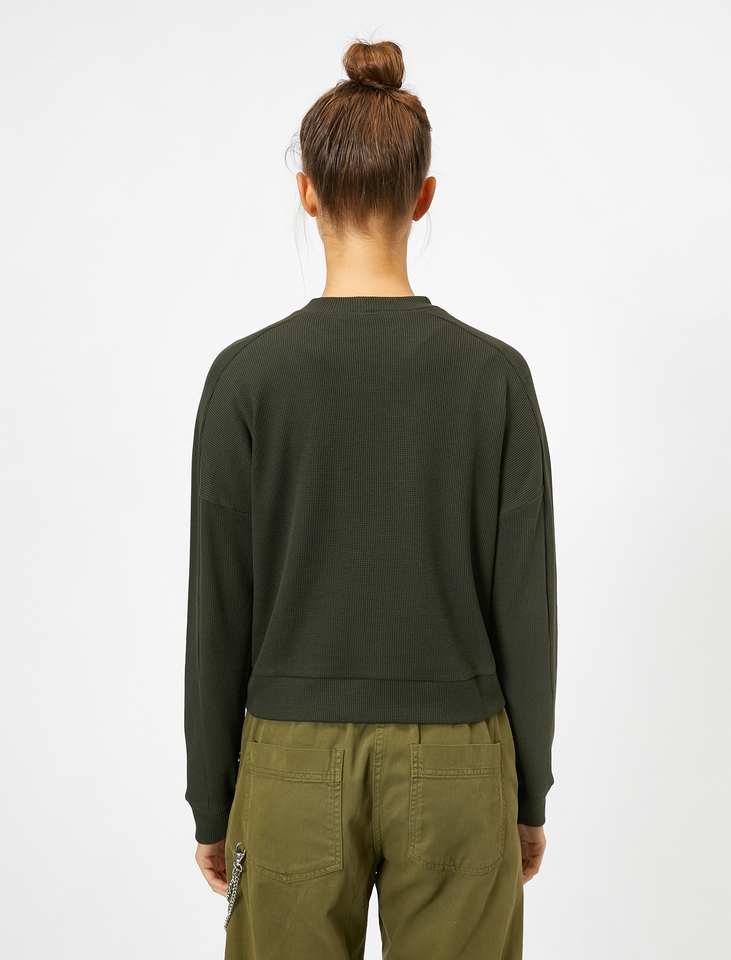   Bisiklet Yaka Sweatshirt
