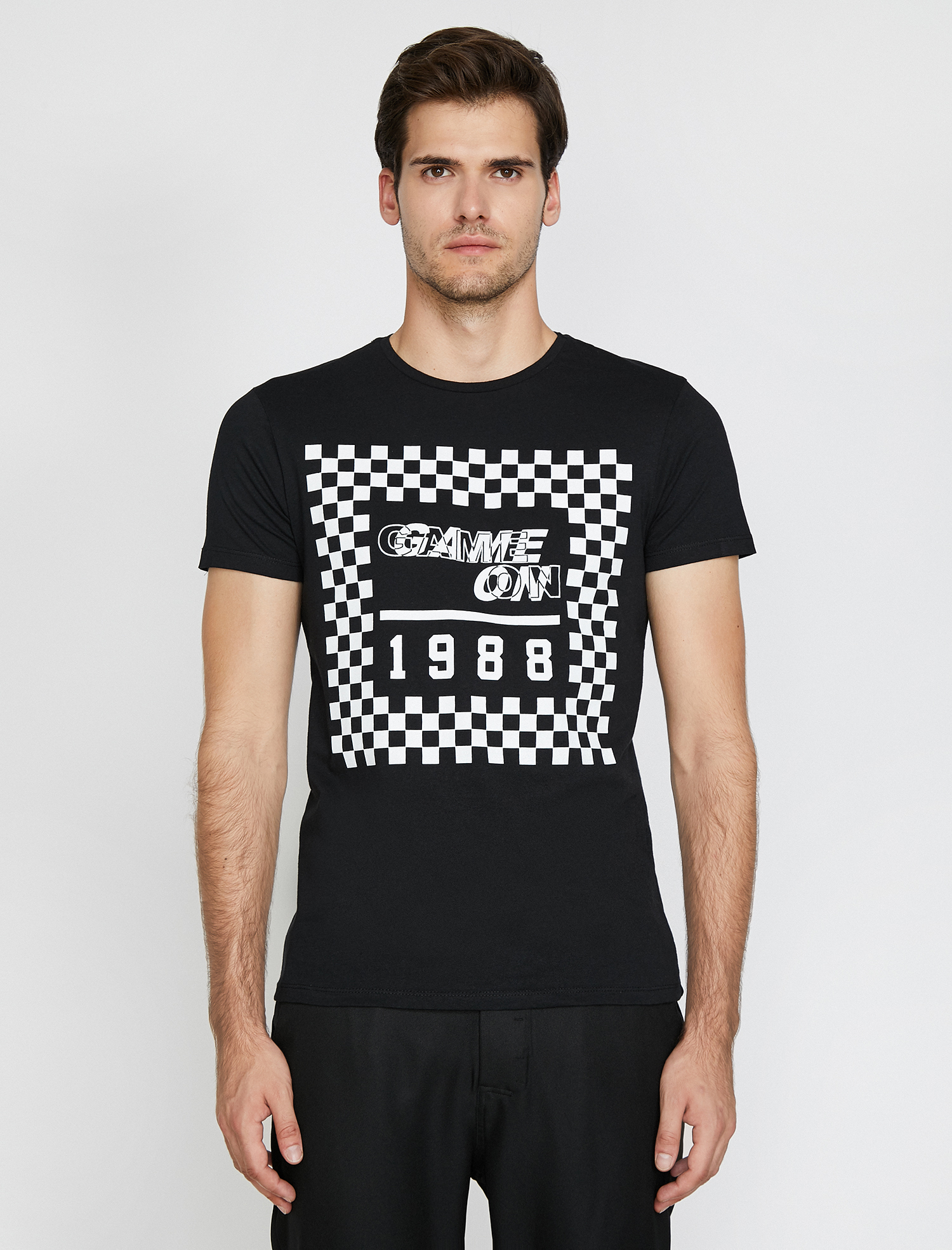   Baskılı Tişört Kısa Kollu