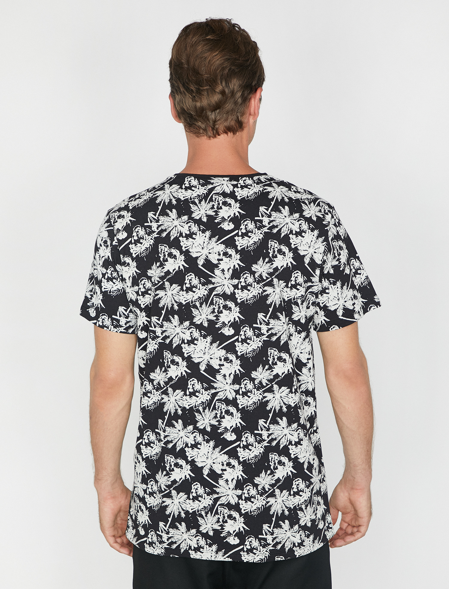 Desenli Tişört Kısa Kollu