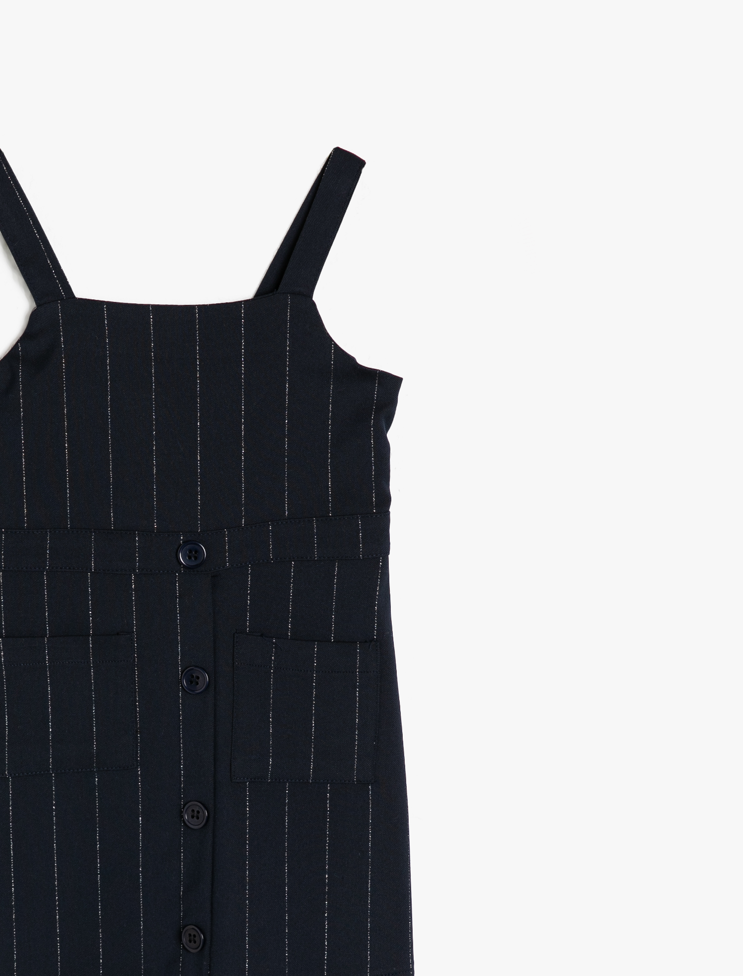 Kız Çocuk Cep Detaylı Elbise